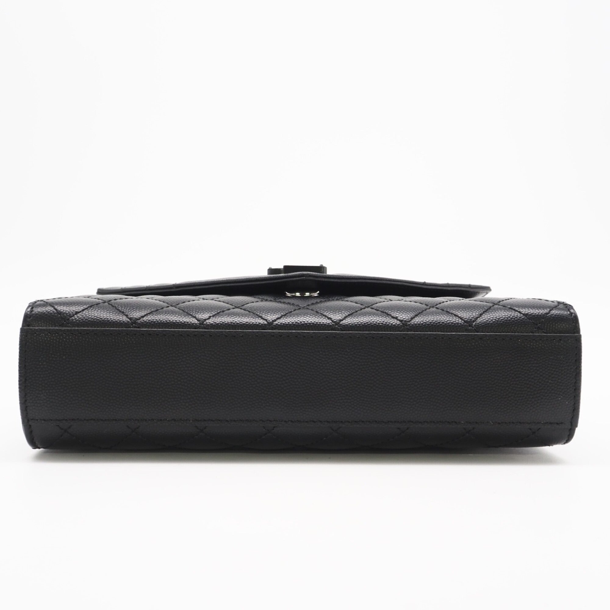 Yves Saint Laurent Black Leather Shoulder Bag (Pre-Owned)