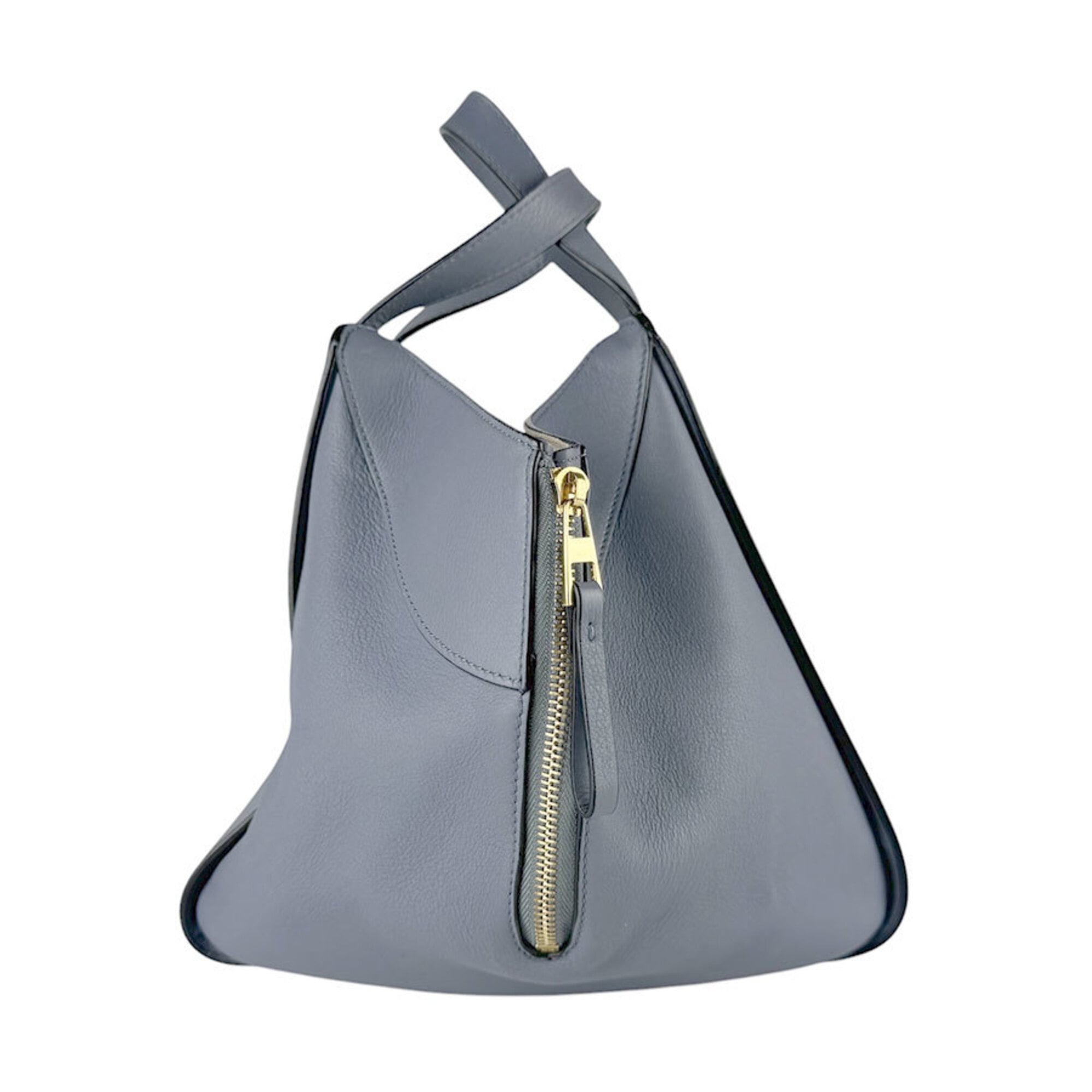 Loewe Blue Leather Handbag Shoulder Bag (Pre-Owned)