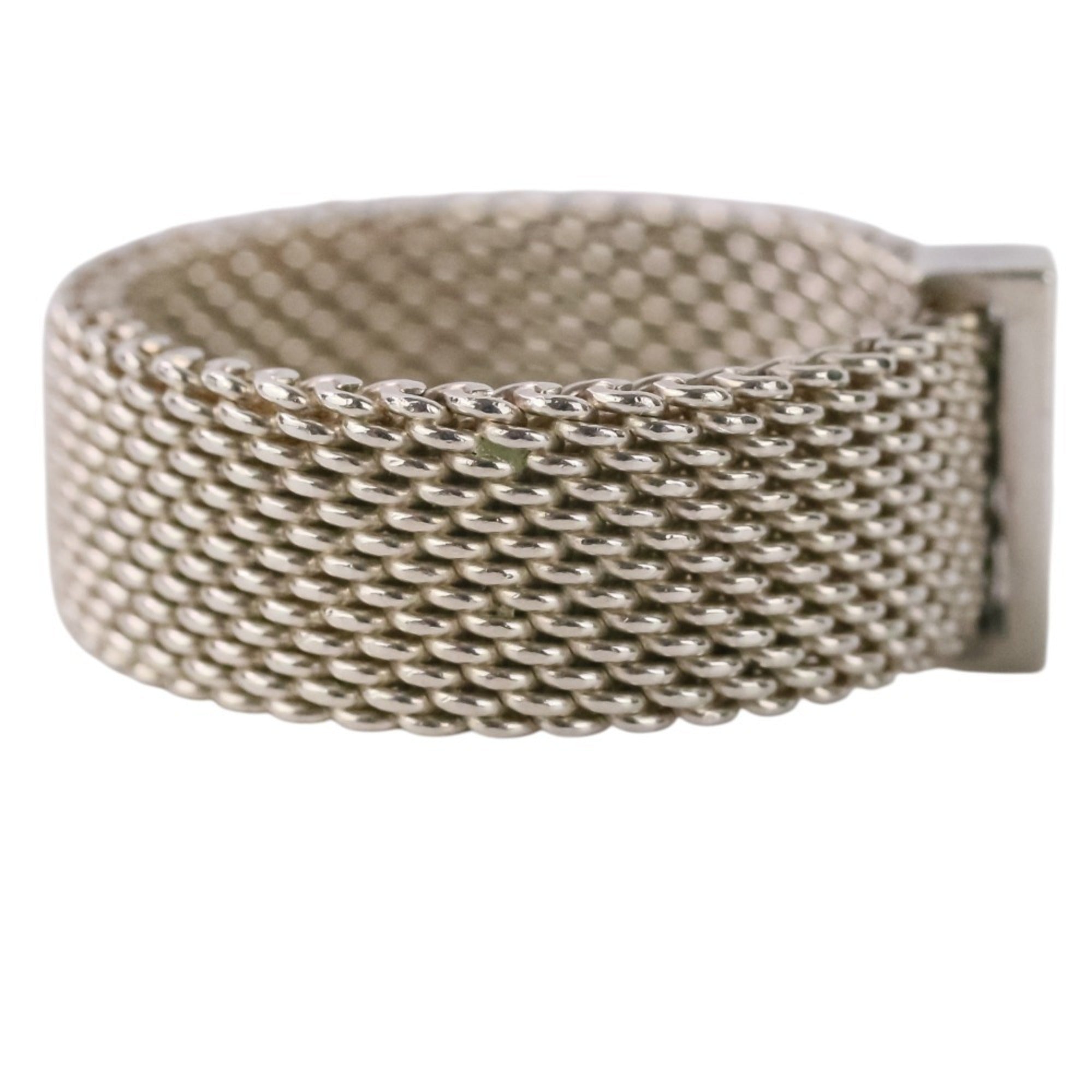 Tiffany Silver Silver 925 Band Ring (Pre-Owned)
