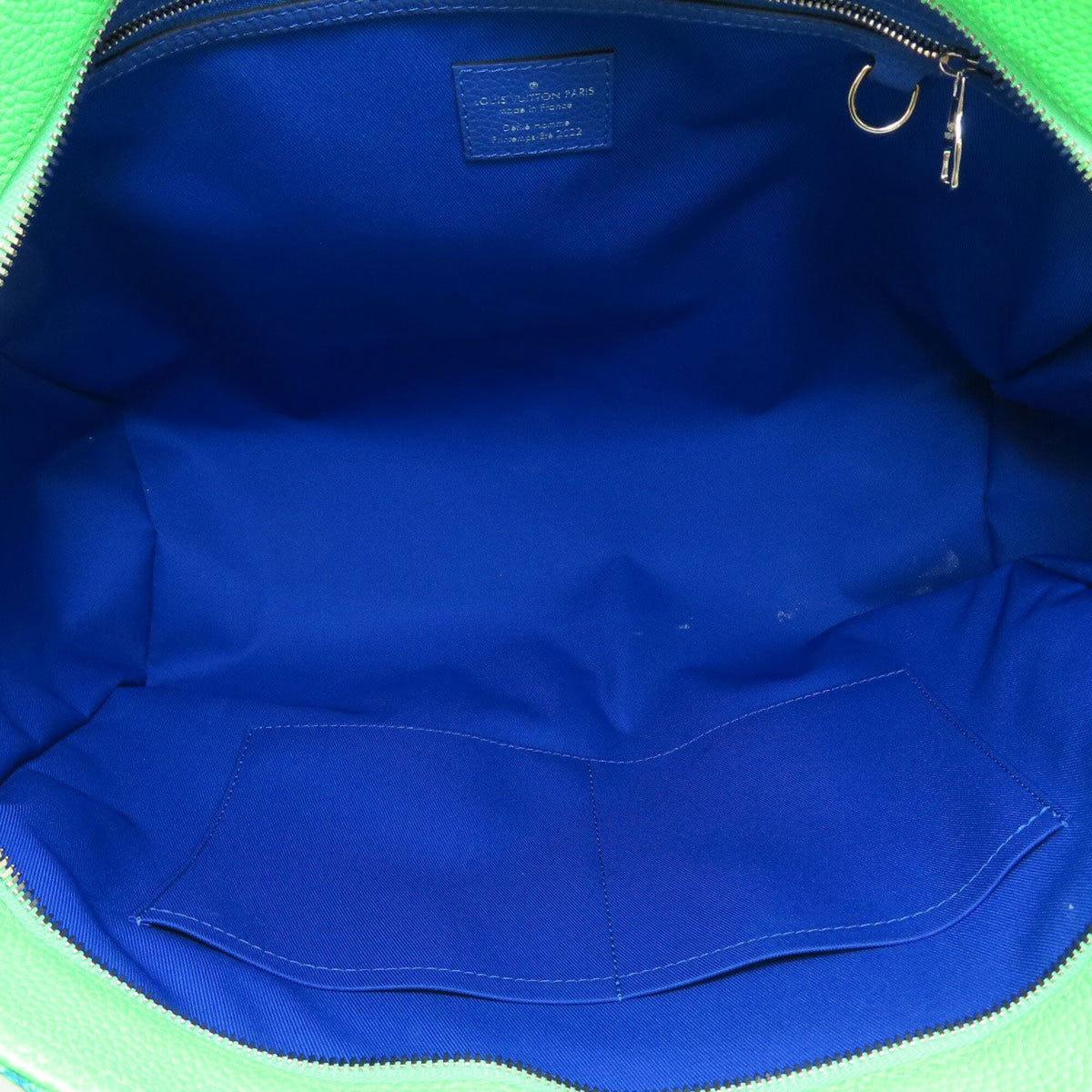 Louis Vuitton Blue Green Leather Handbag (Pre-Owned)