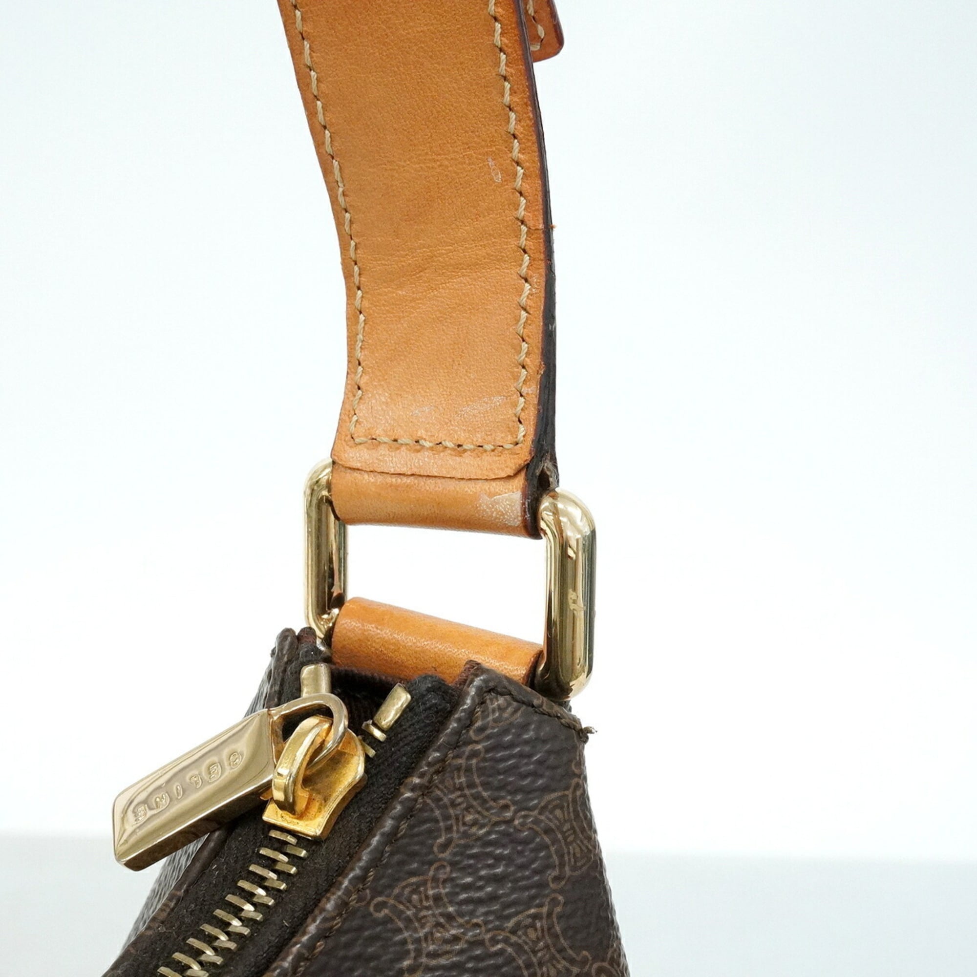 Celine Brown Pvc Shoulder Bag (Pre-Owned)