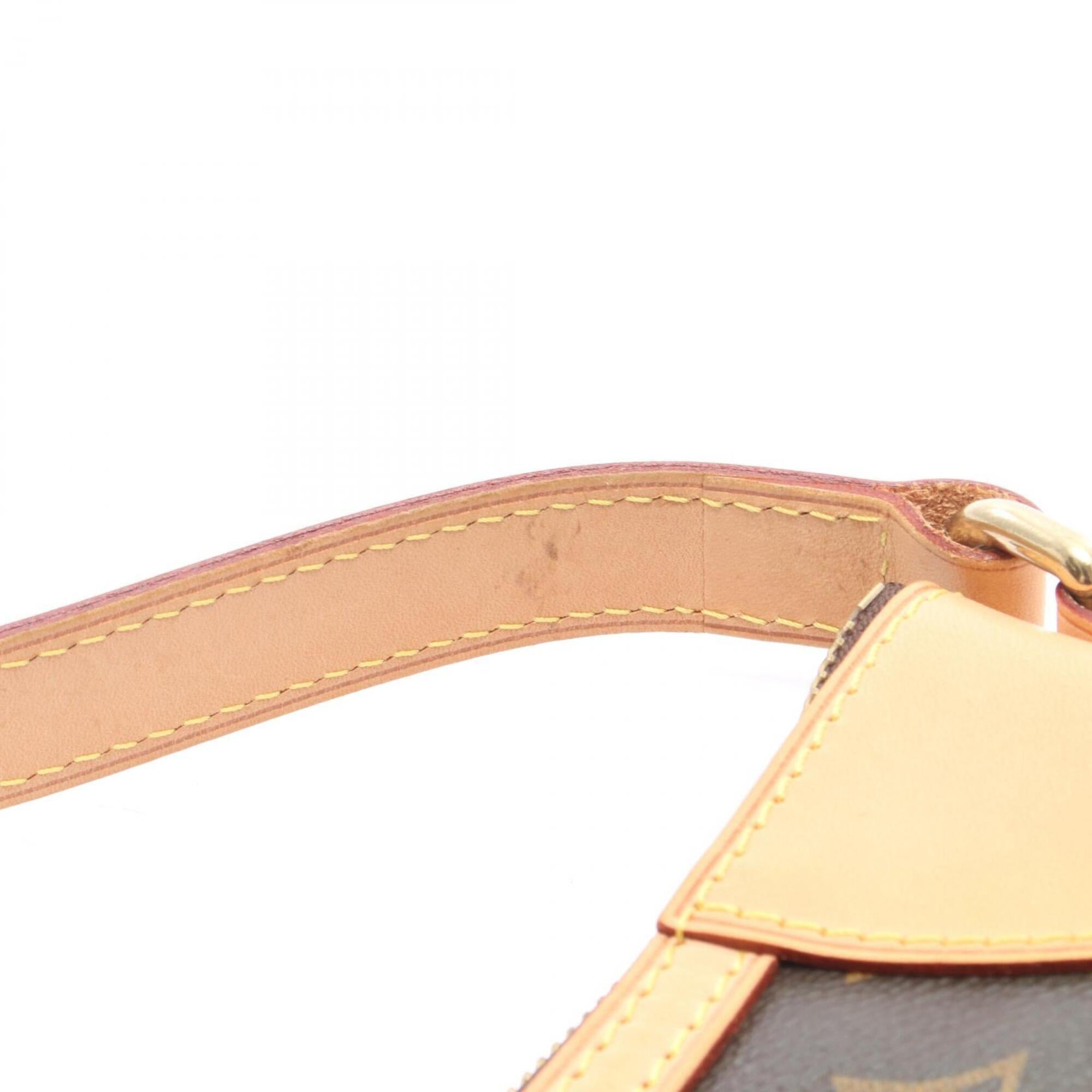 Louis Vuitton Brown Monogram Coated Canvas Handbag Shoulder Bag (Pre-Owned)