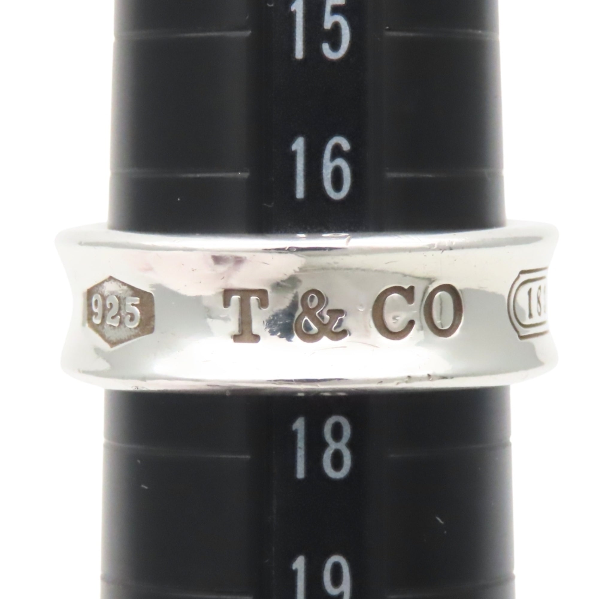 Tiffany Silver Silver 925 Band Ring (Pre-Owned)