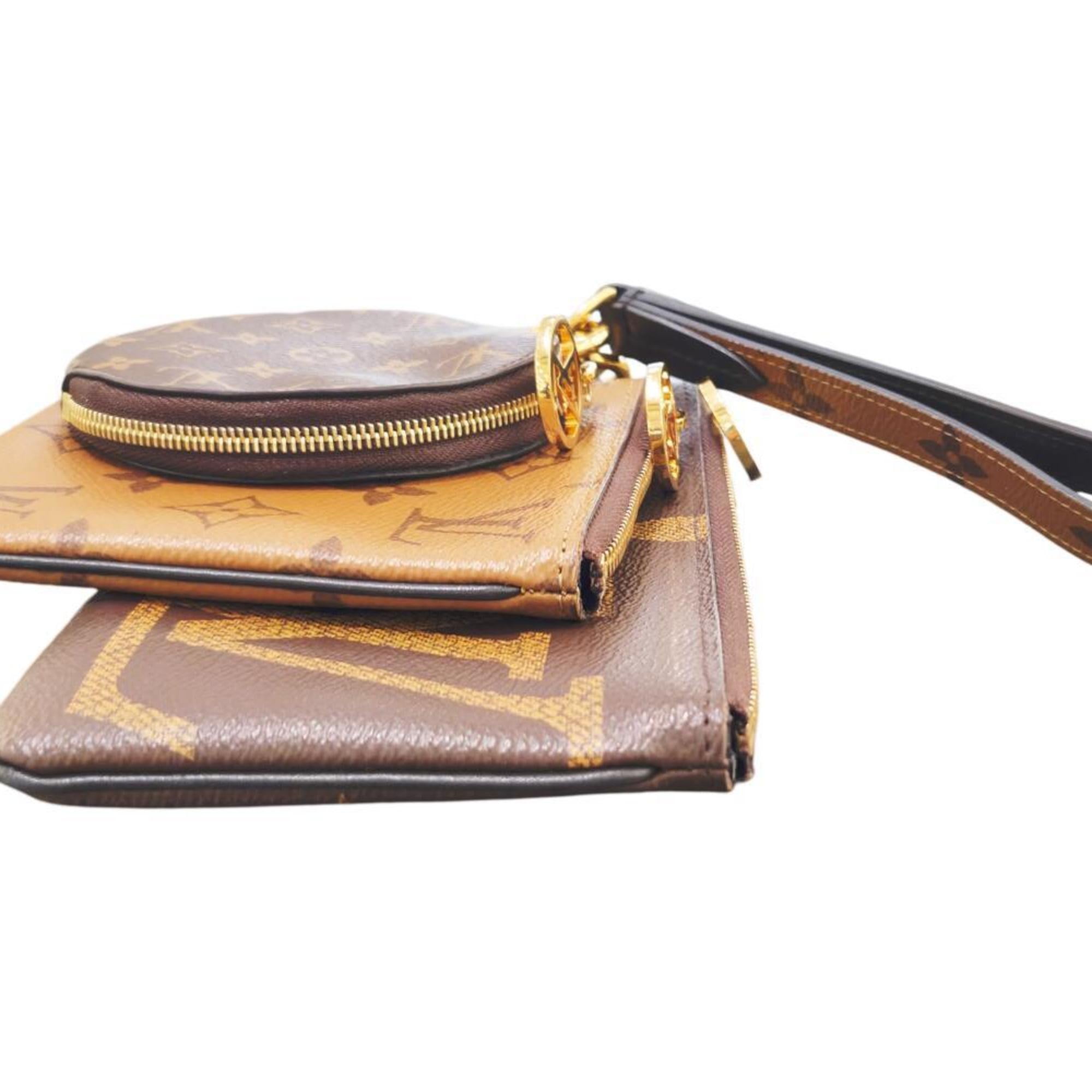 Louis Vuitton Brown Monogram Monogram Pochette Pouch (Pre-Owned)