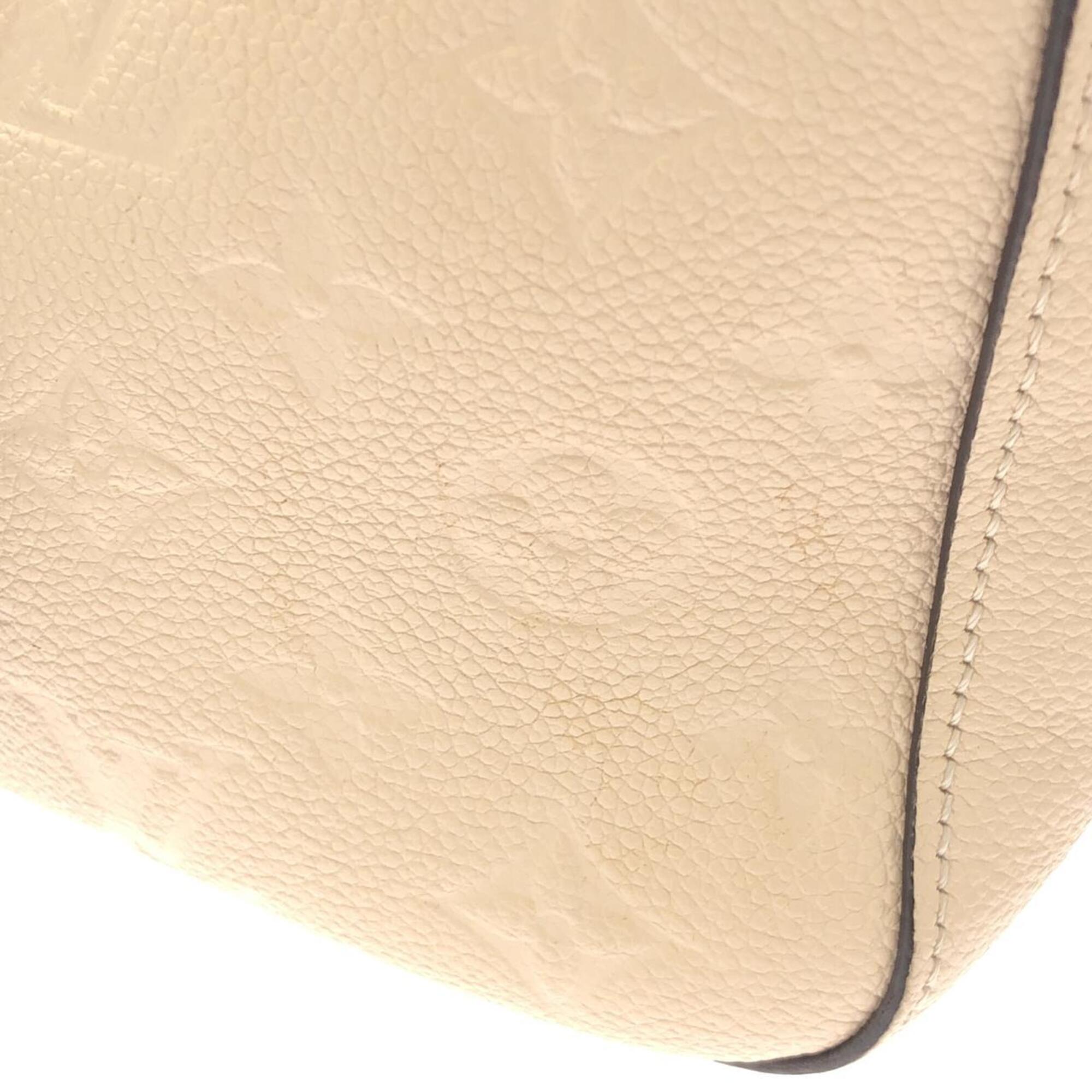 Louis Vuitton Brown Caramel Cream Leather Shoulder Bag (Pre-Owned)