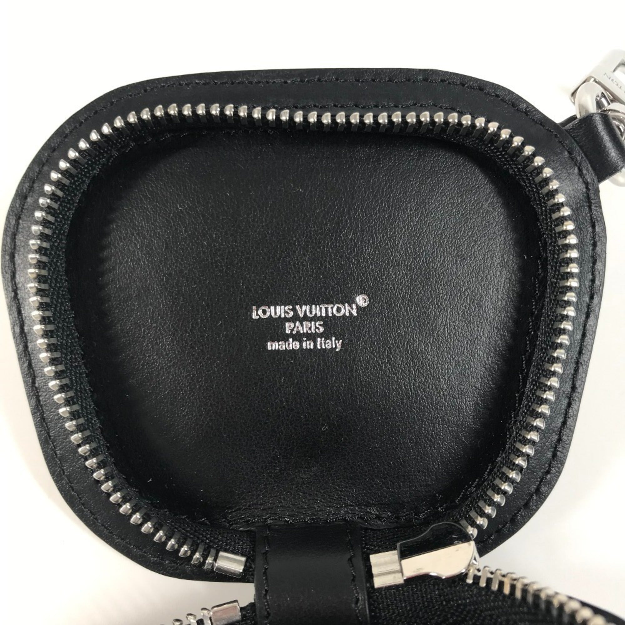 Louis Vuitton Black Multi-Color White Monogram Canvas Coin Purse/Coin Case (Pre-Owned)
