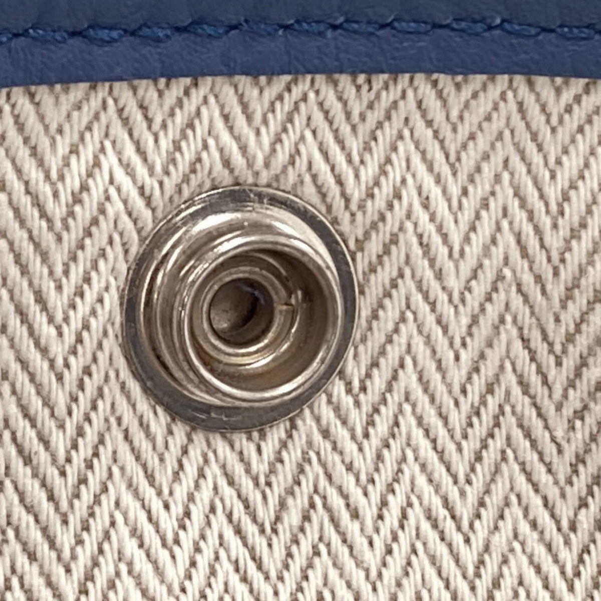 Hermes Garden Blue Agate Country Leather Tote Bag (Pre-Owned)