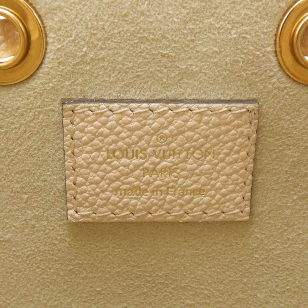 Louis Vuitton Monogram Empreinte Cream Saffron Monogram Empreinte Shoulder Bag (Pre-Owned)