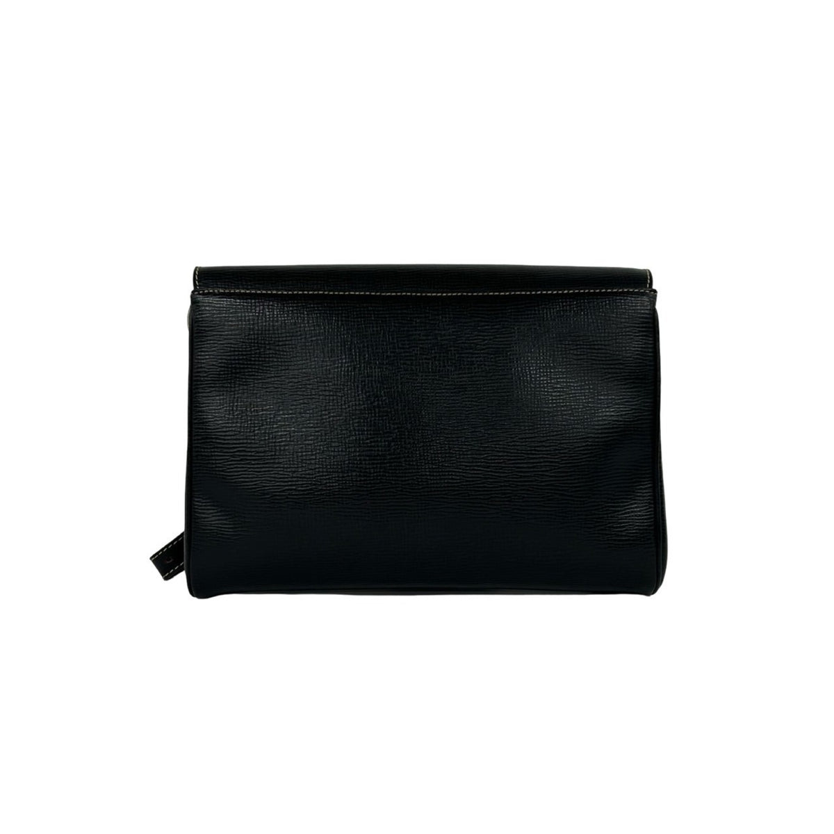 Celine Black Leather Pochette Shoulder Bag (Pre-Owned)