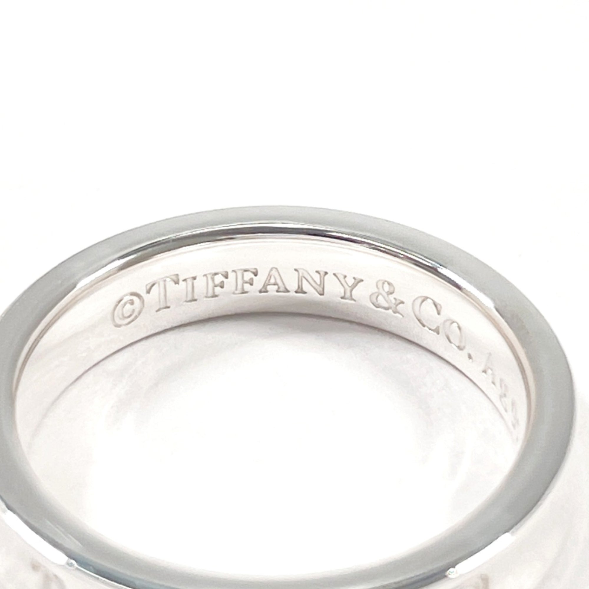 Tiffany Silver Silver 925 Band Ring (Pre-Owned)