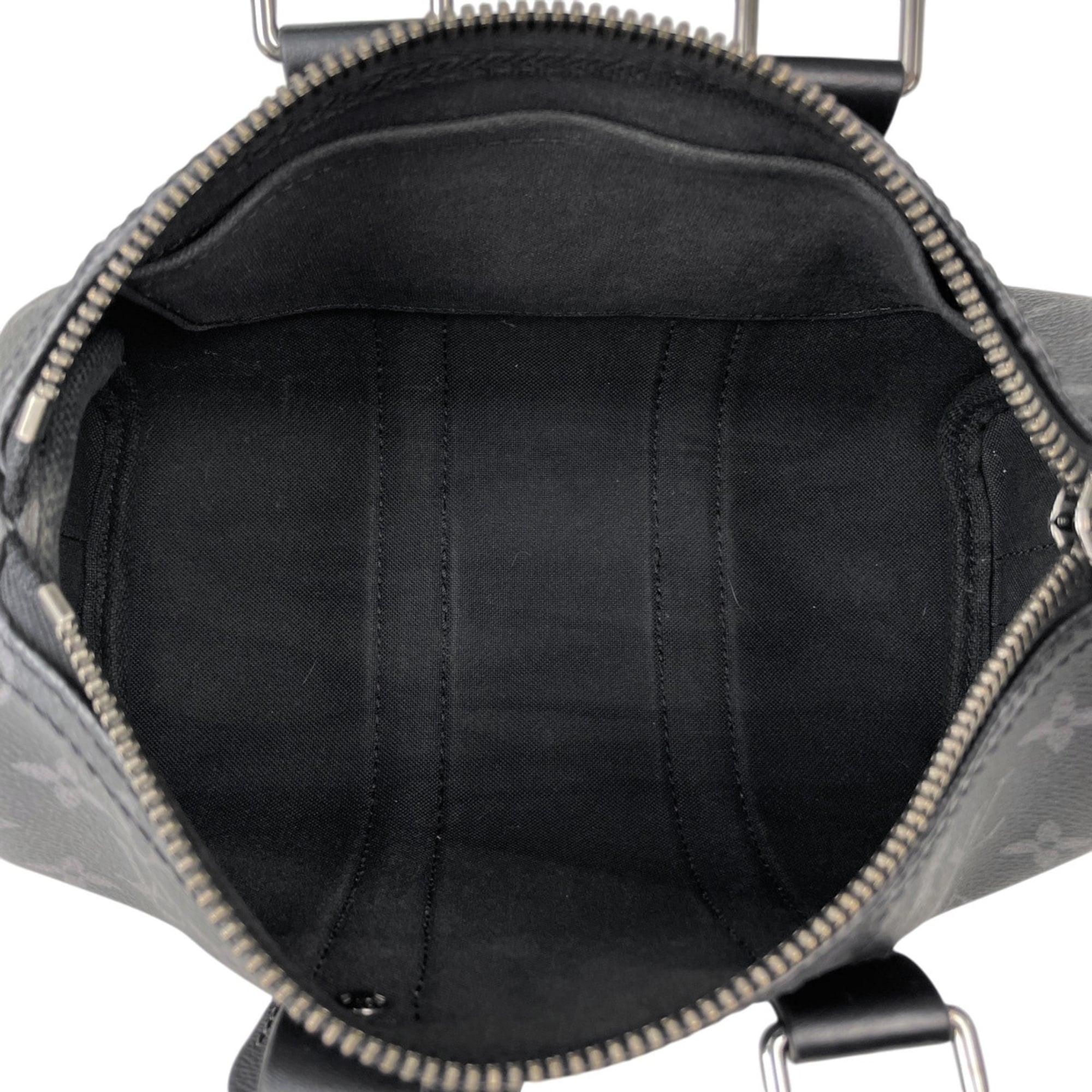 Louis Vuitton Black Gray Monogram Eclipse Noir Monogram Eclipse Tote Bag (Pre-Owned)