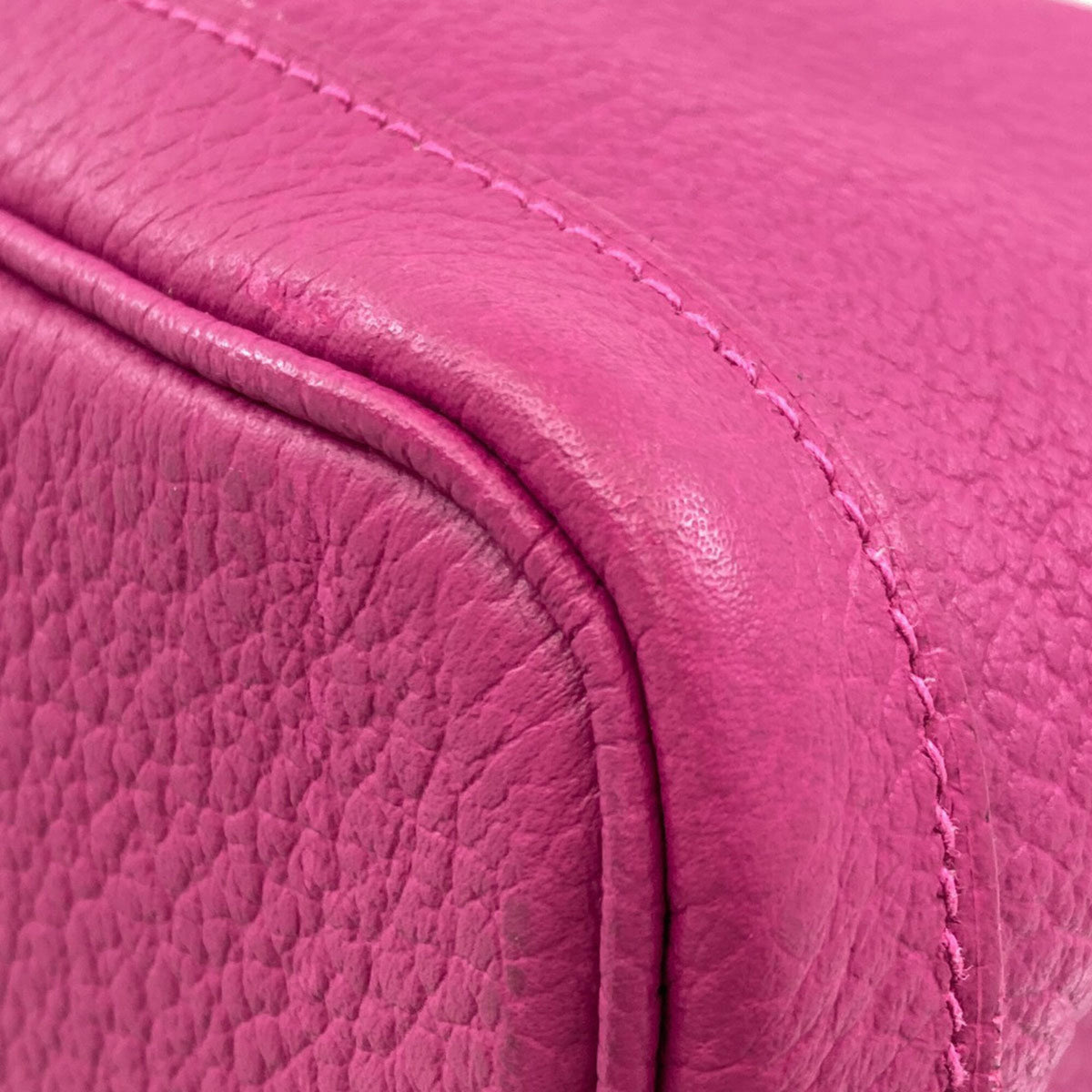 Hermes Pink Purple Negonda Leather Handbag (Pre-Owned)