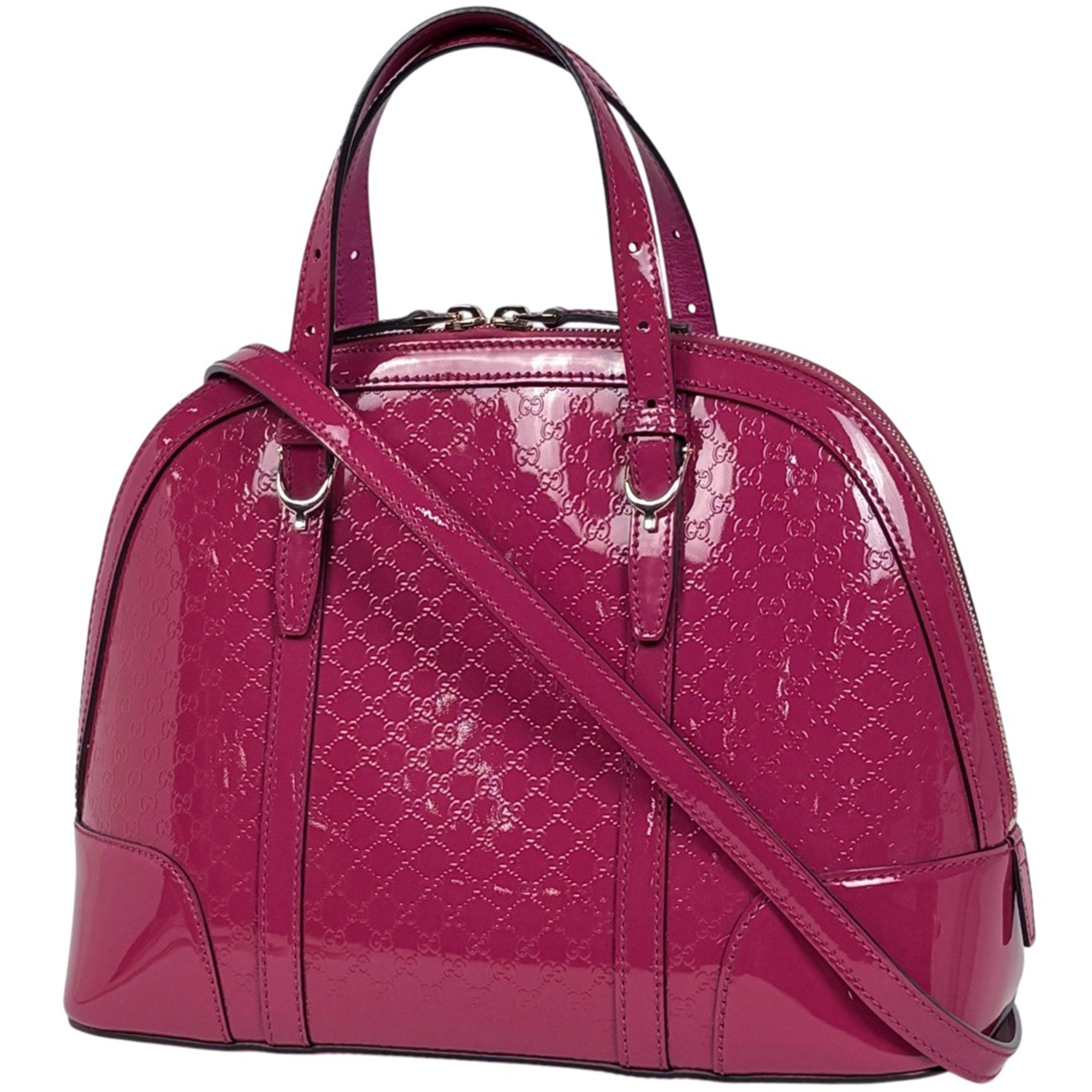 Gucci Pink Patent Leather Handbag (Pre-Owned)