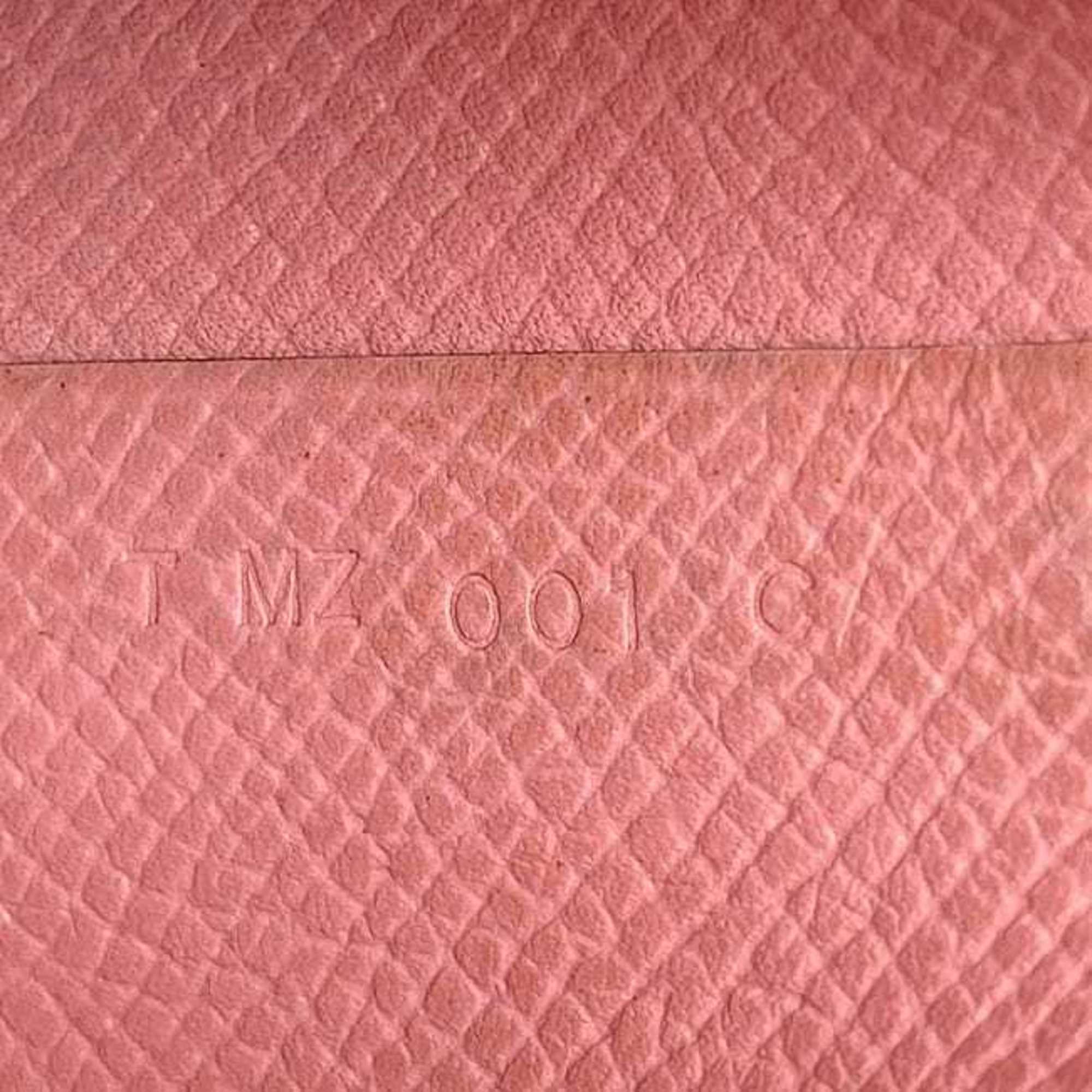 Hermes Pink Leather Togo Leather Coin Purse/Coin Case (Pre-Owned)