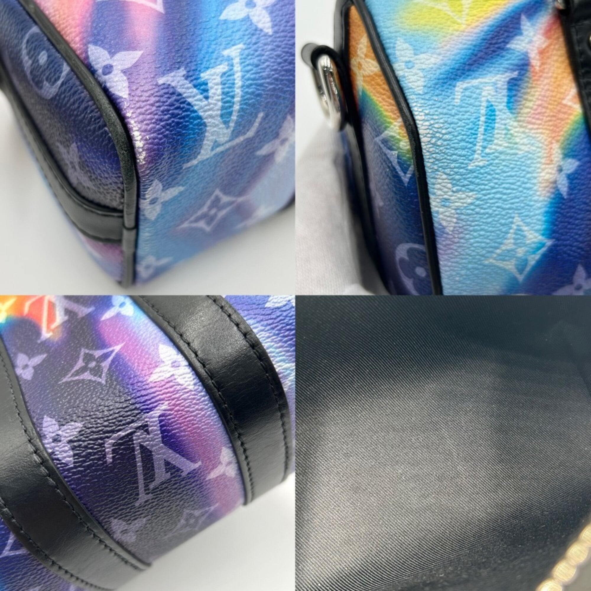 Louis Vuitton Black Multi-Color Monogram Handbag (Pre-Owned)