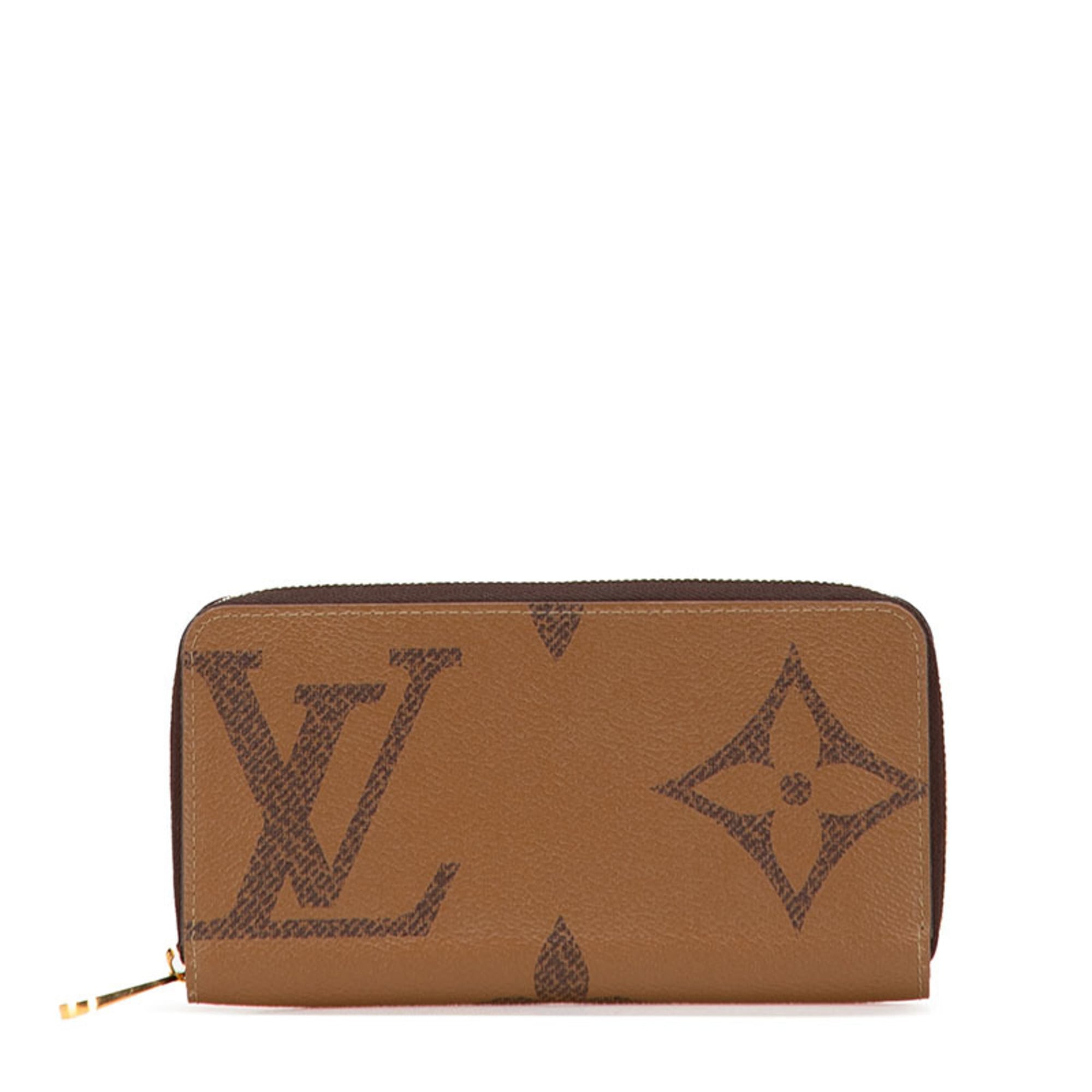Louis Vuitton Monogram Brown Monogram Long Wallet (Bi-Fold) (Pre-Owned)