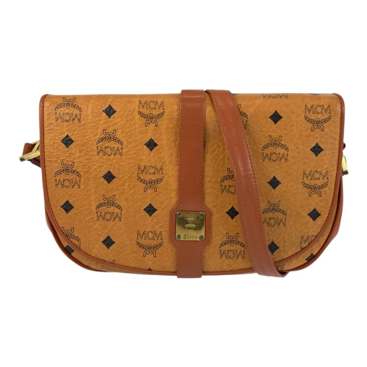 Mcm Brown Leather Pochette Shoulder Bag (Pre-Owned)