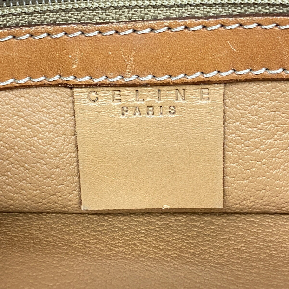 Celine Brown Pvc Handbag (Pre-Owned)