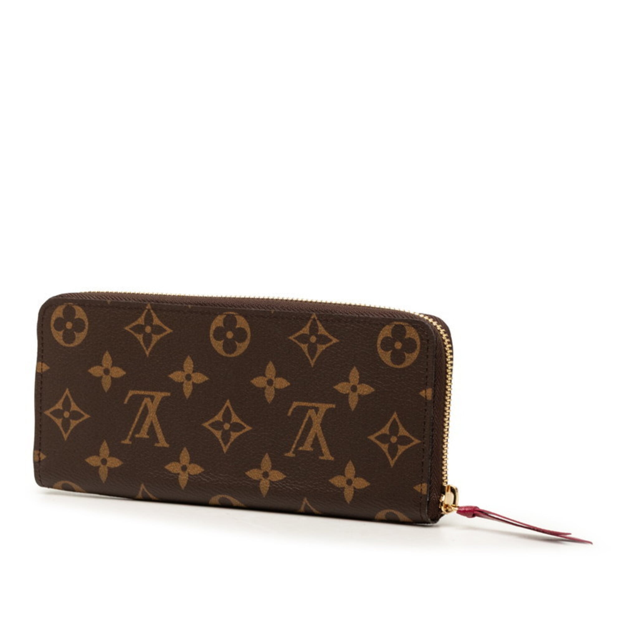 Louis Vuitton Brown Fuchsia Monogram Monogram Coin Purse/Coin Case (Pre-Owned)