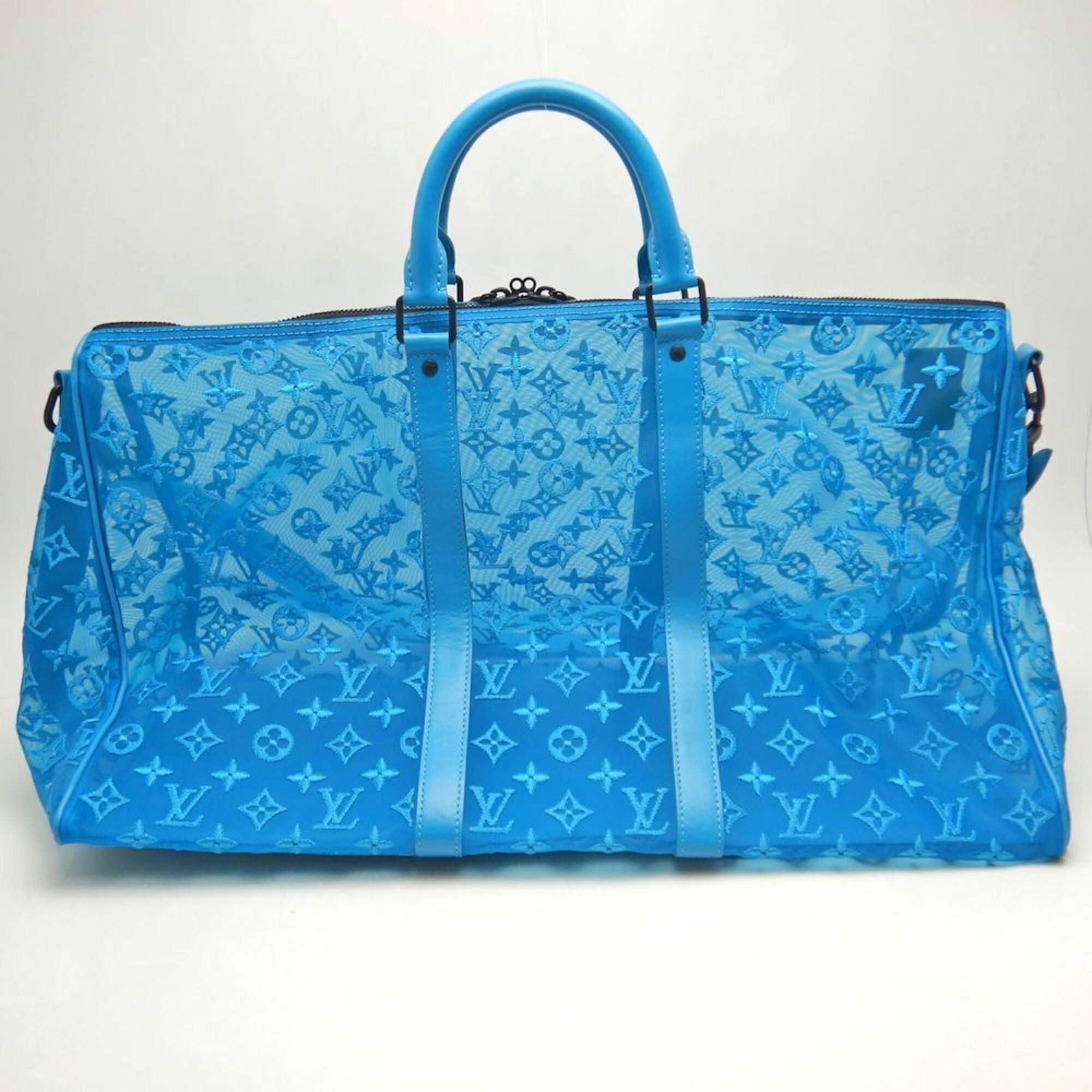 Louis Vuitton Turquoise Monogram Boston Bag (Pre-Owned)