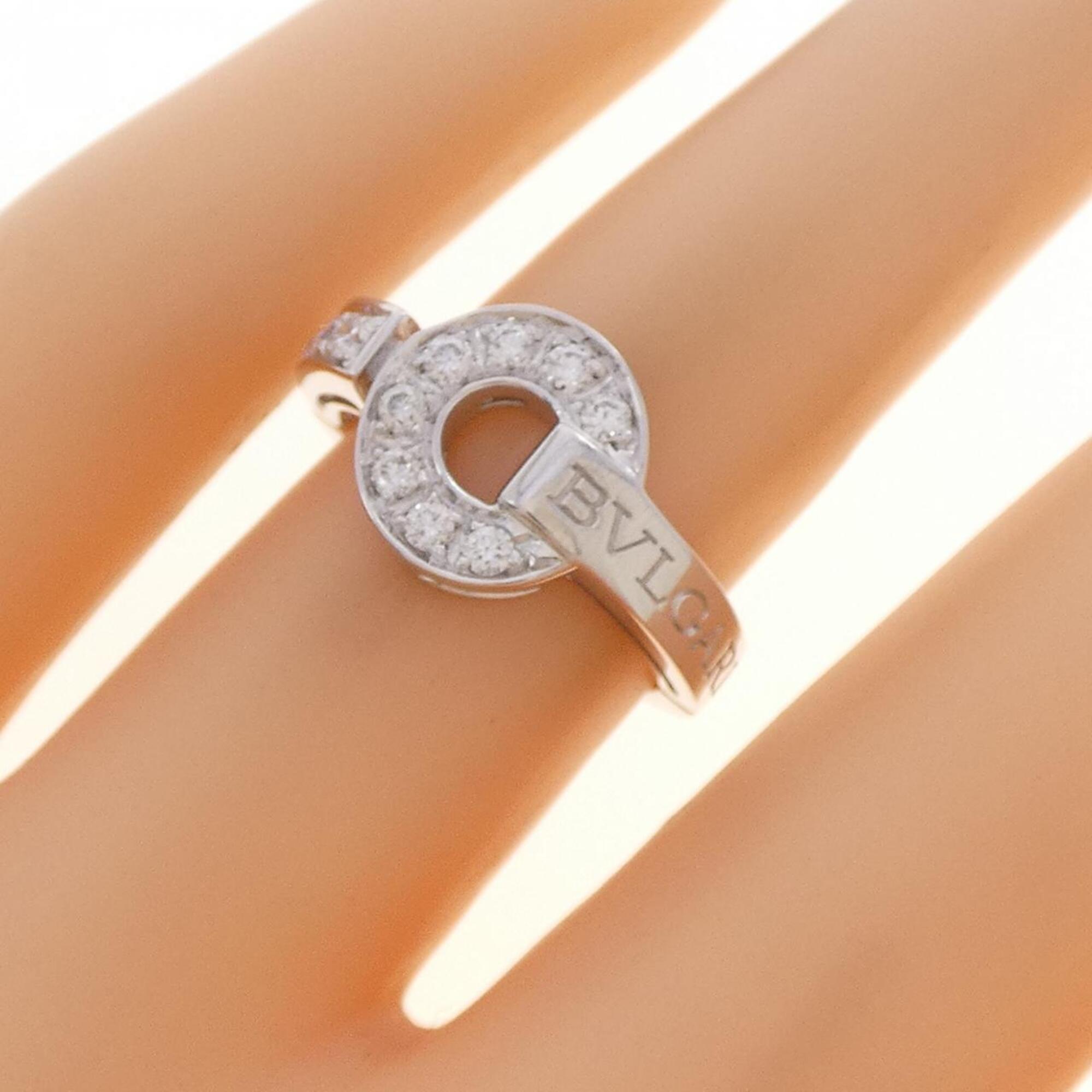 Bvlgari Bvlgari Bvlgari White Gold (18K) Band Ring (Pre-Owned)