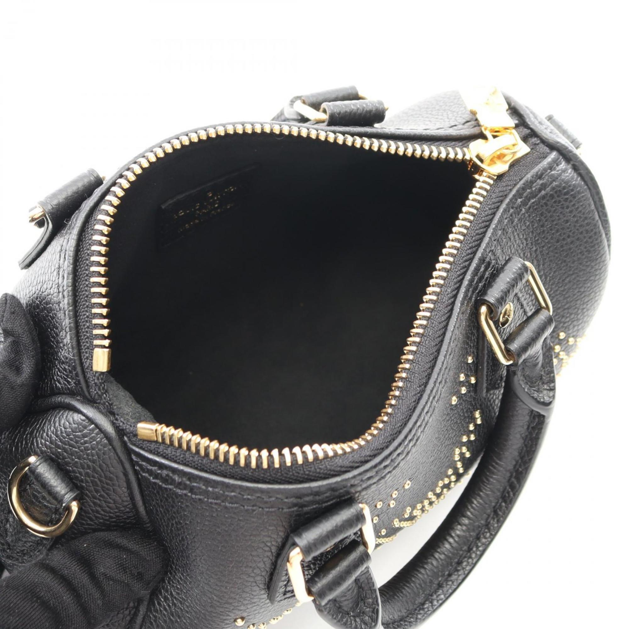Louis Vuitton Black Leather Handbag (Pre-Owned)