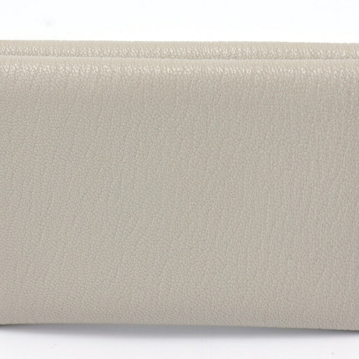 Hermes Gray Chevre Leather Coin Purse/Coin Case (Pre-Owned)