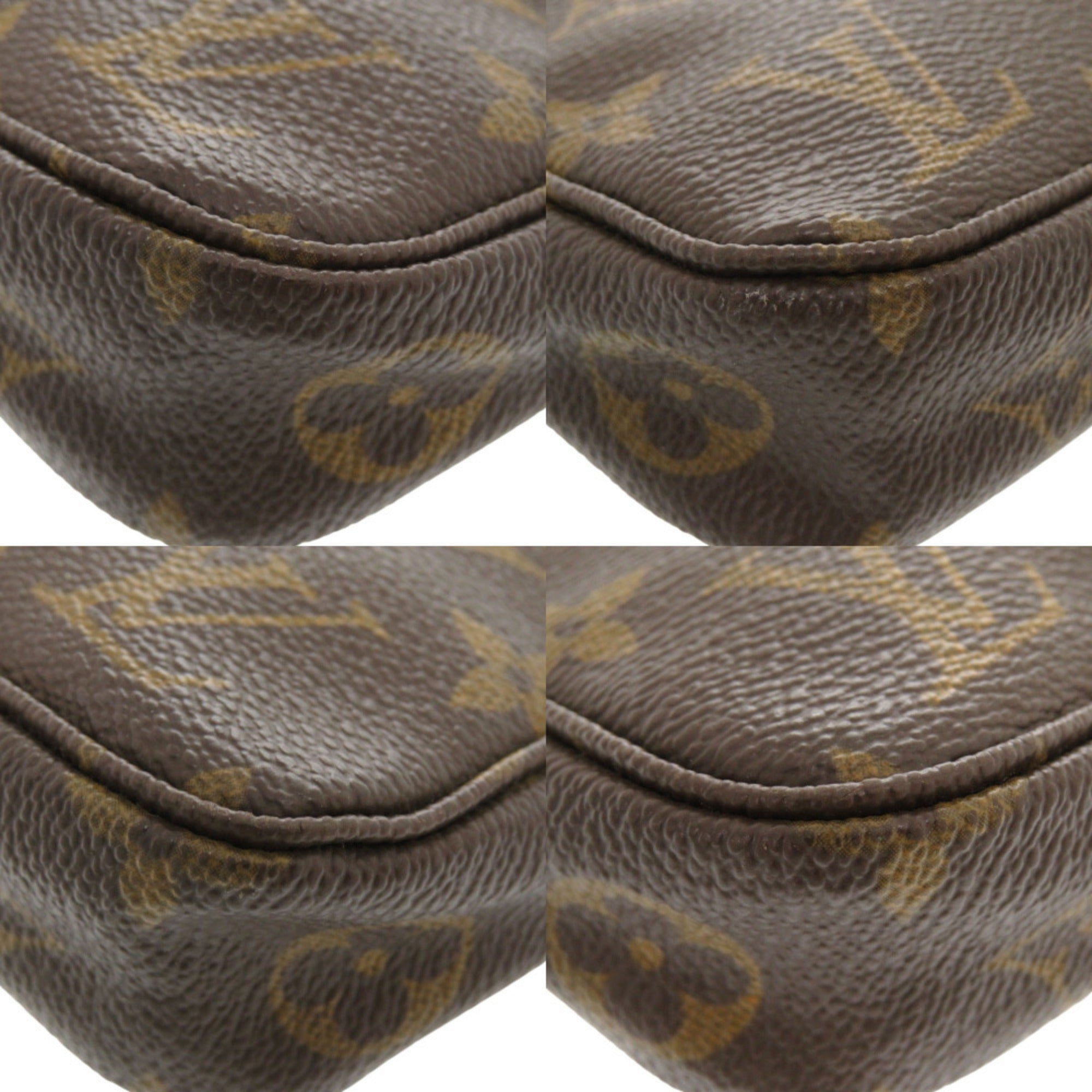Louis Vuitton Brown Monogram Pochette Pouch (Pre-Owned)