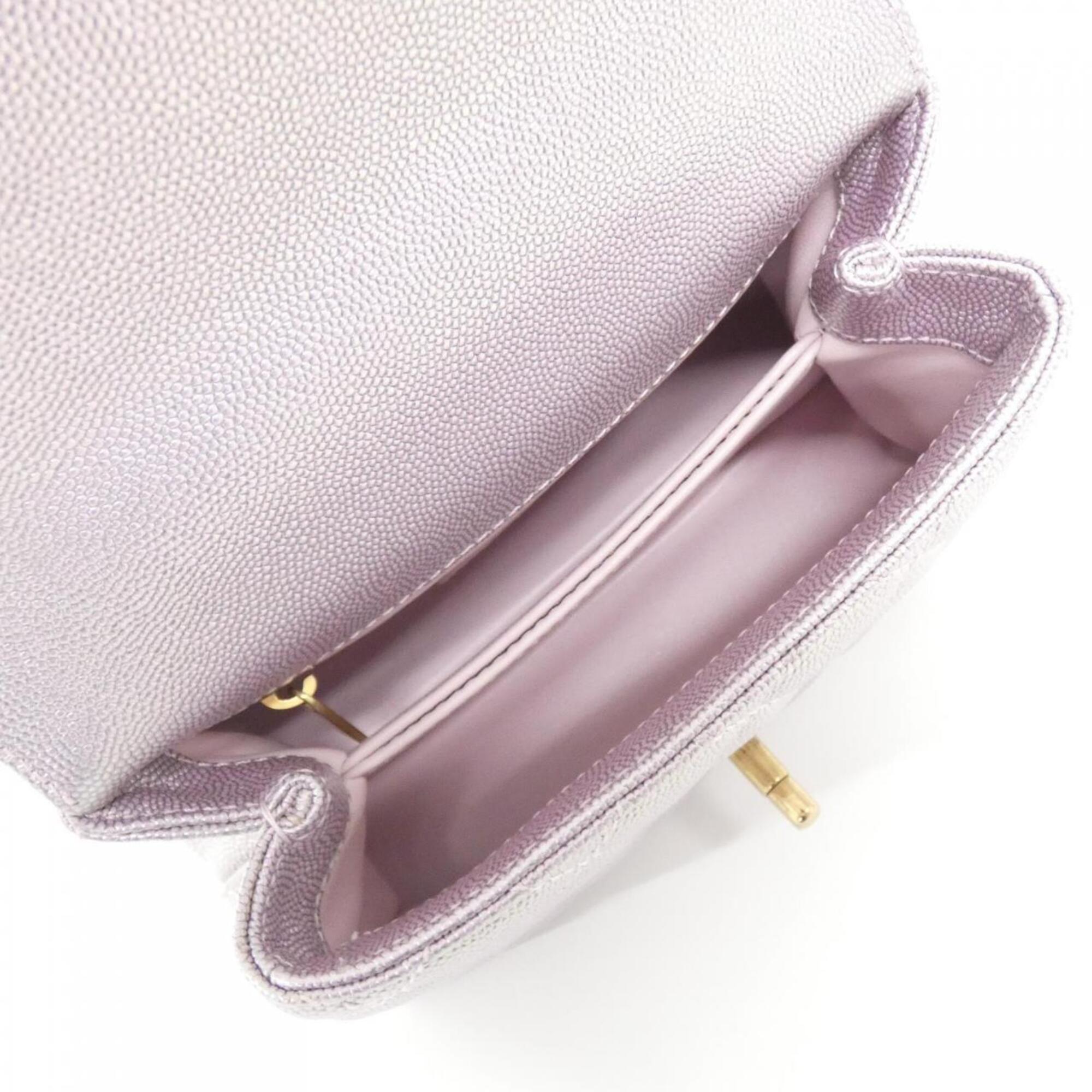 Chanel Pink Leather Handbag (Pre-Owned)