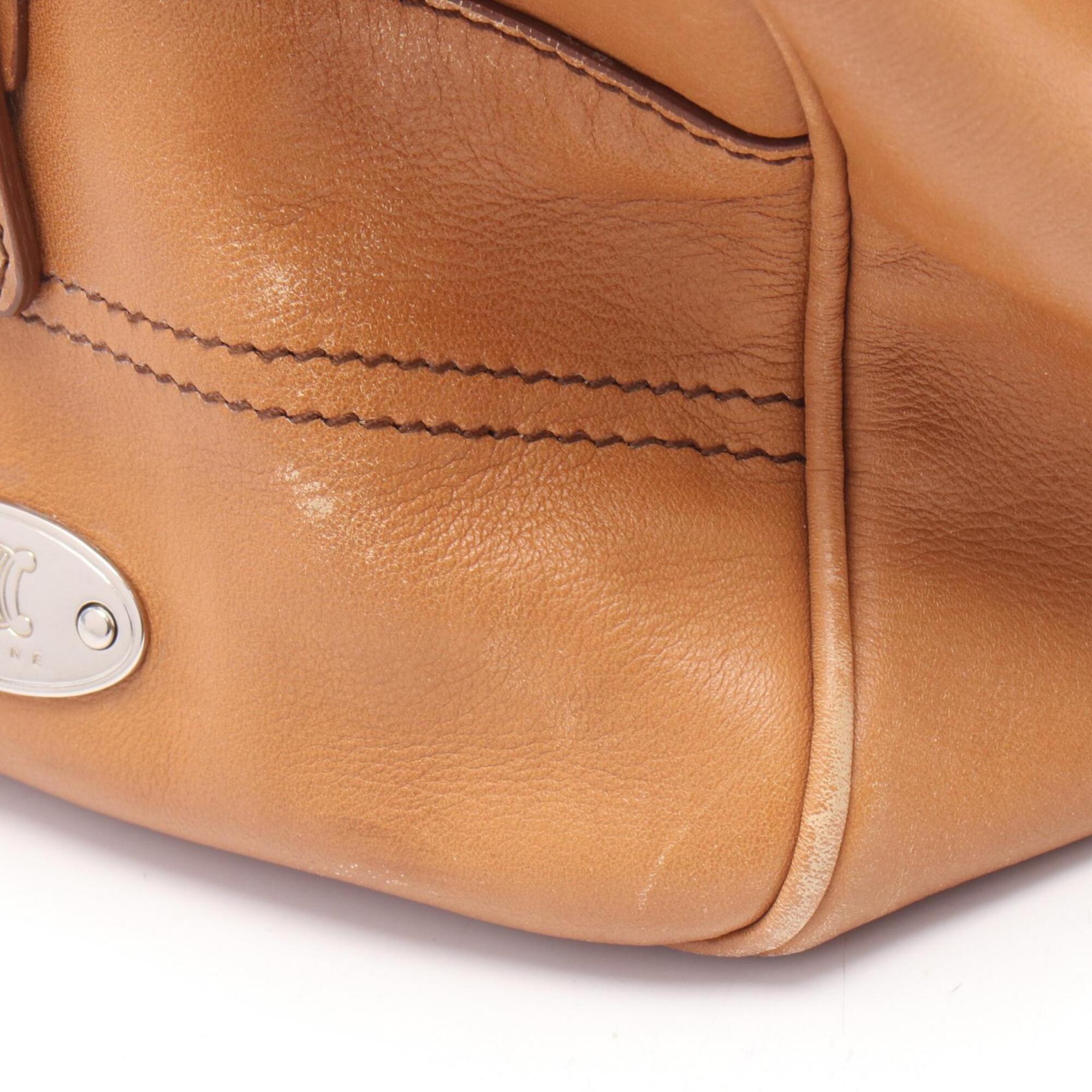 Celine Boogie Brown Leather Handbag (Pre-Owned)