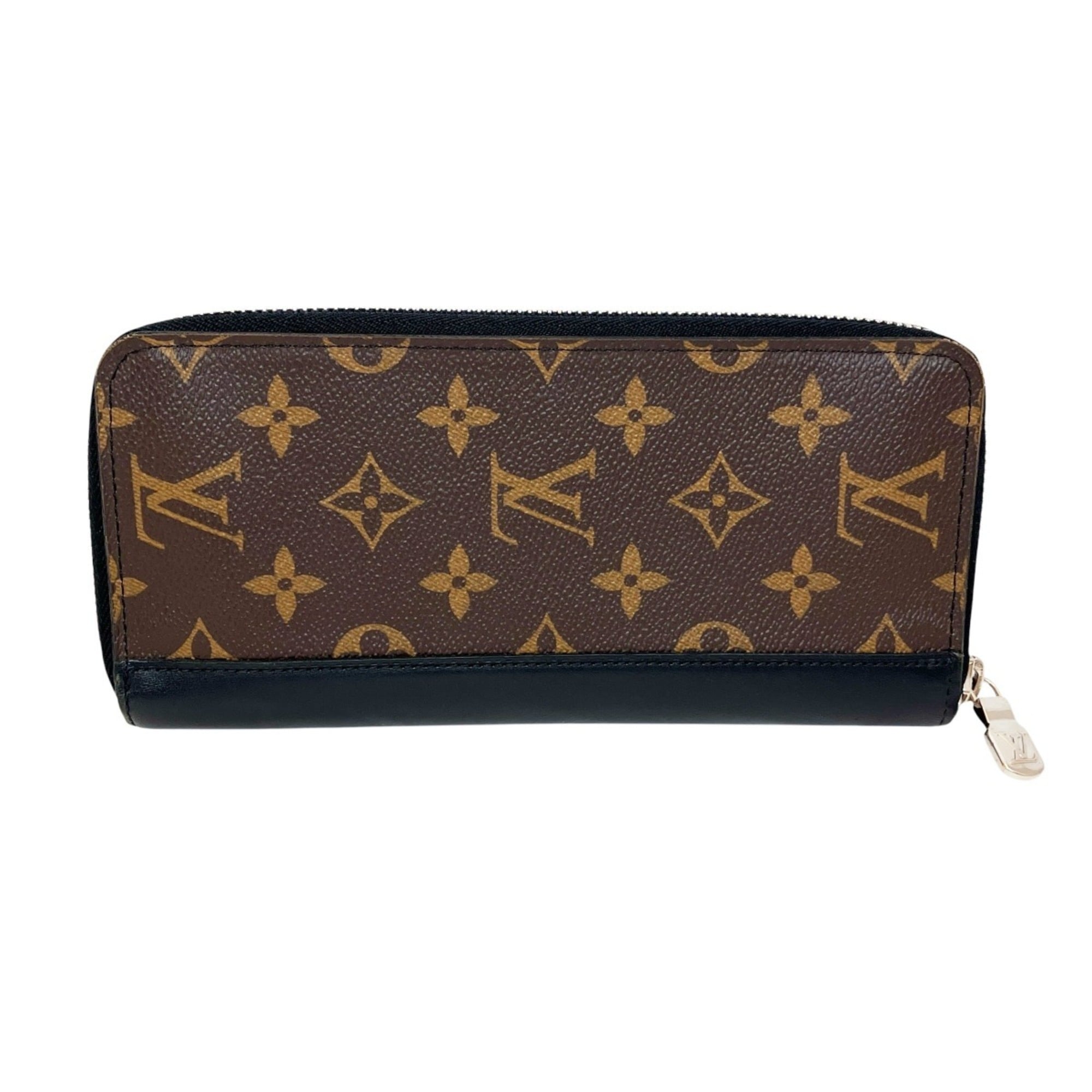 Louis Vuitton Brown Monogram Monogram Canvas Leather Long Wallet (Bi-Fold) (Pre-Owned)
