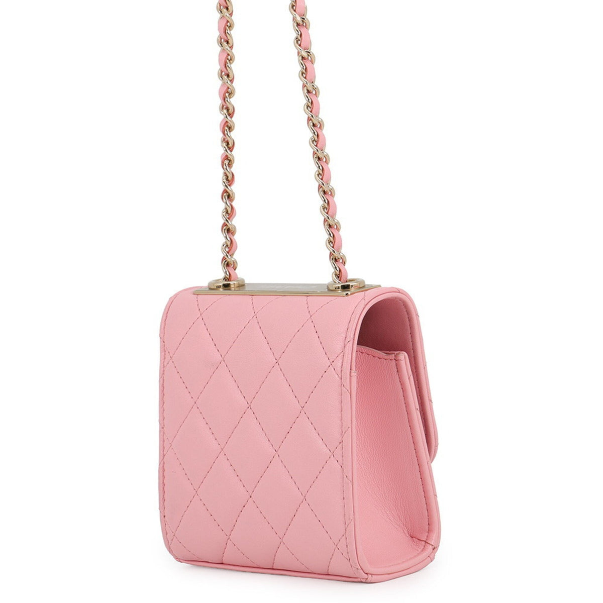 Chanel Matelasse Pink Leather Handbag (Pre-Owned)