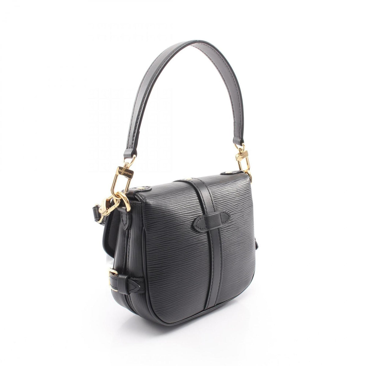 Louis Vuitton Black Noir Epi Leather Handbag (Pre-Owned)