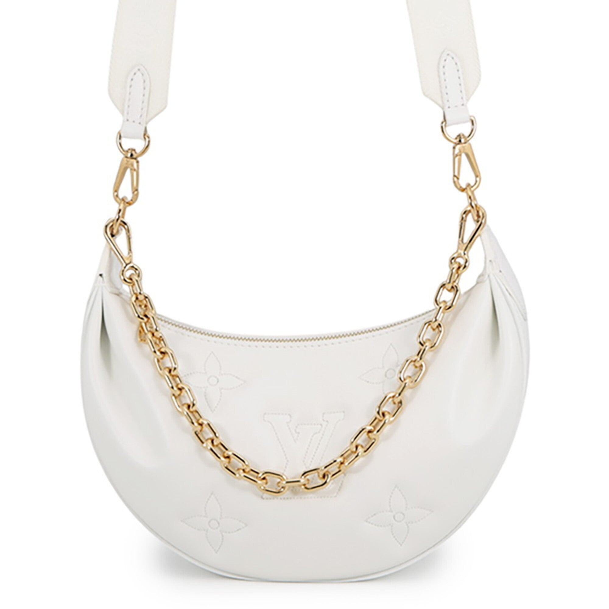 Louis Vuitton White Monogram Shoulder Bag (Pre-Owned)