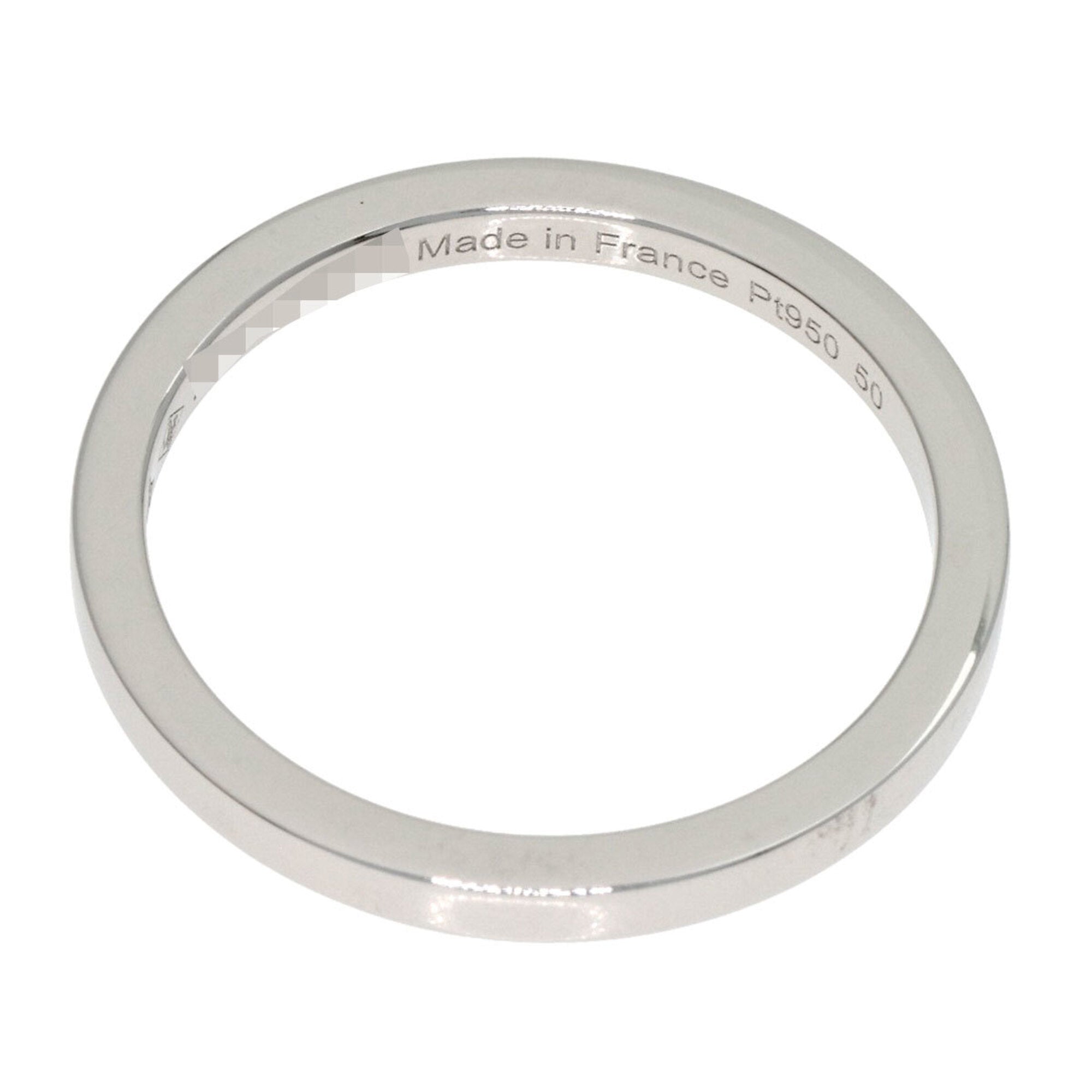 Hermes Platinum 950 Band Ring (Pre-Owned)