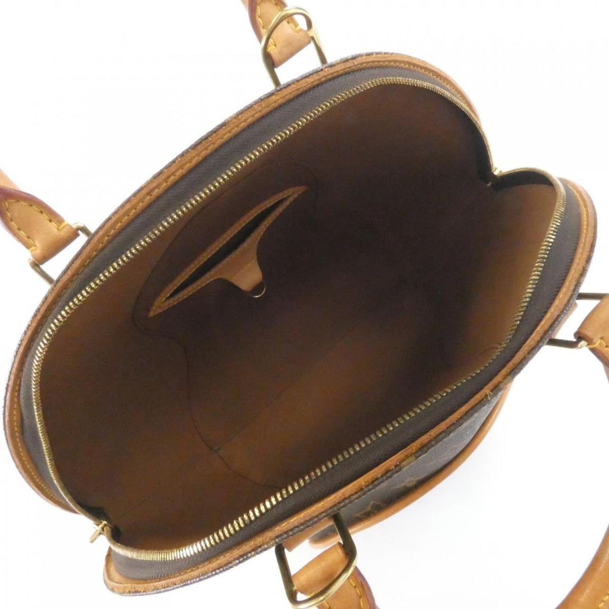 Louis Vuitton Marron Coated Canvas Handbag (Pre-Owned)