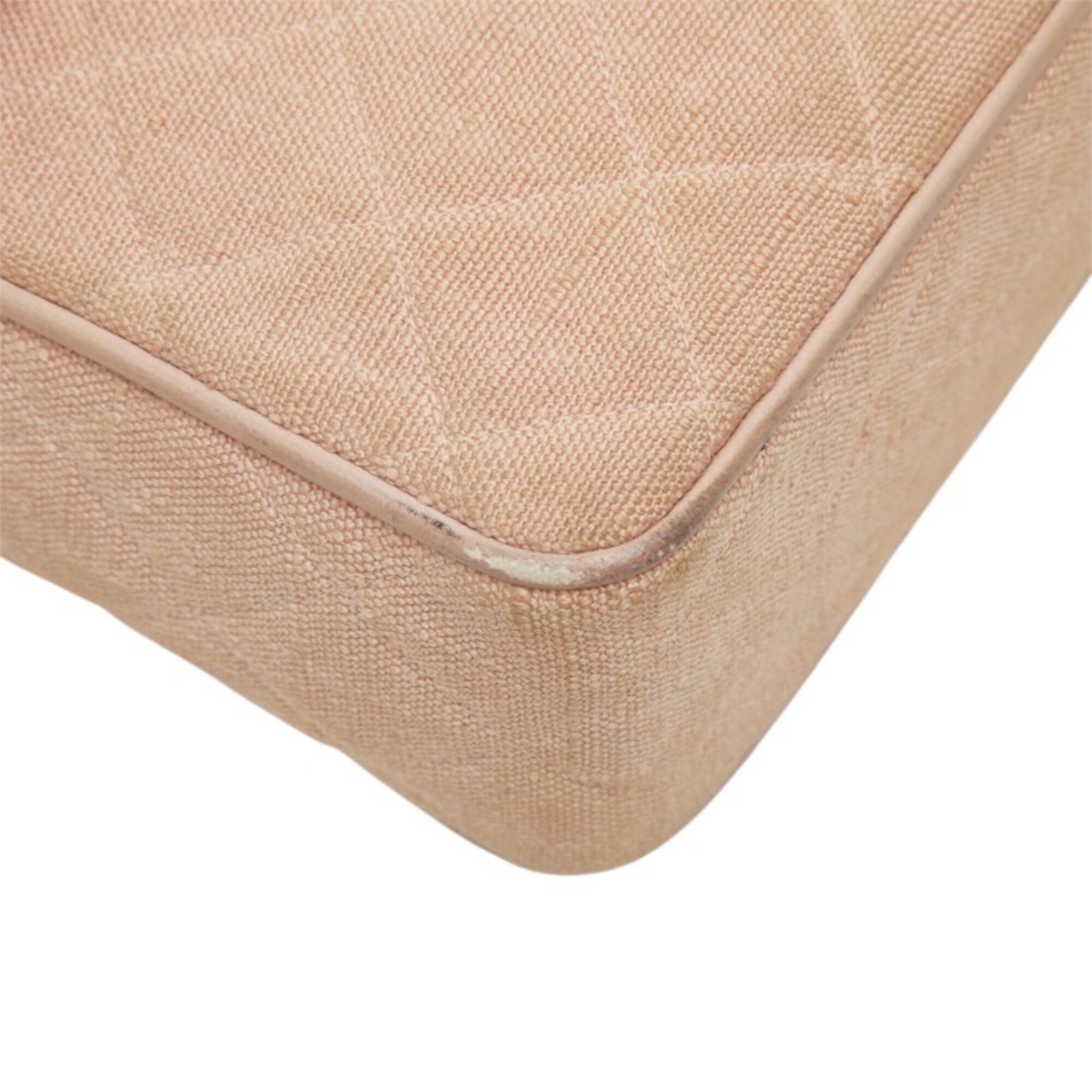 Chanel Pink Grained Calfskin Leather Shoulder Bag (Pre-Owned)