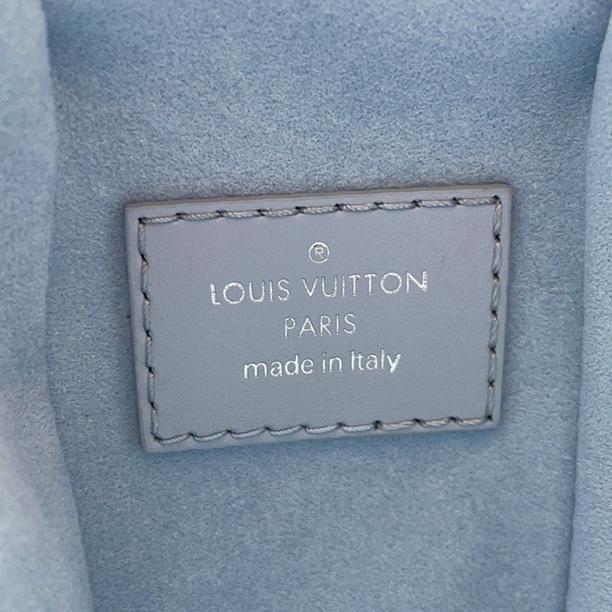 Louis Vuitton Light Blue Leather Handbag Shoulder Bag (Pre-Owned)