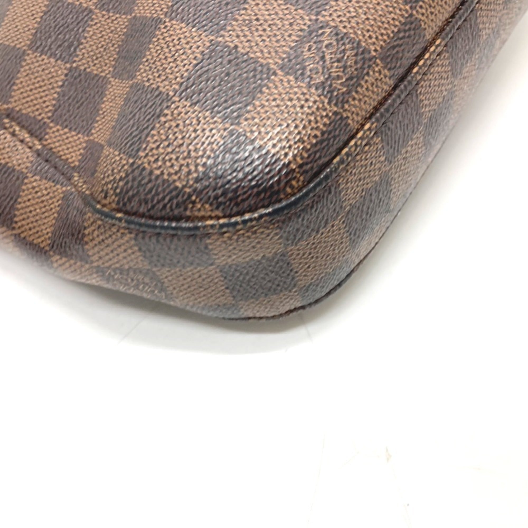Louis Vuitton Brown Damier Canvas Pochette Shoulder Bag (Pre-Owned)