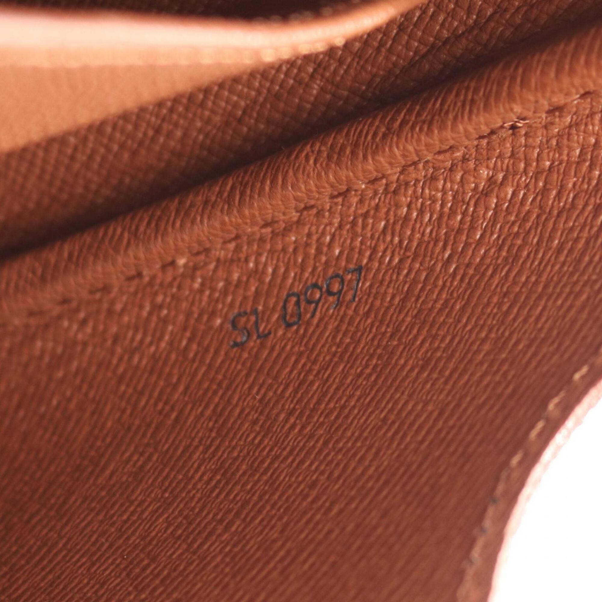 Louis Vuitton Brown Coated Canvas Pvc Monogram Leather Handbag Shoulder Bag (Pre-Owned)