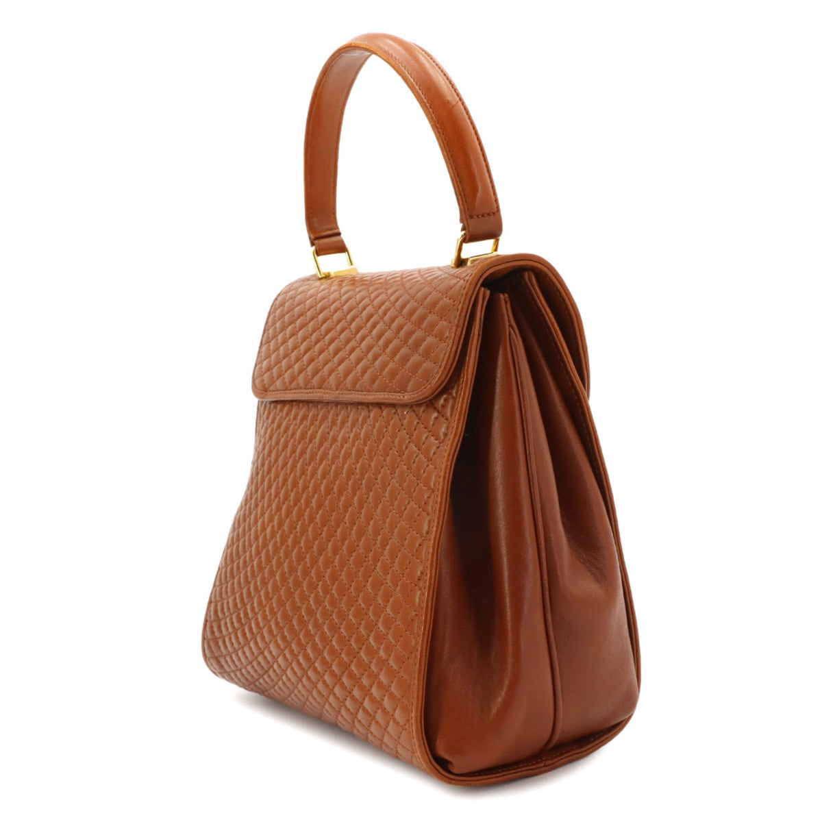Bally Brown Leather Handbag (Pre-Owned)
