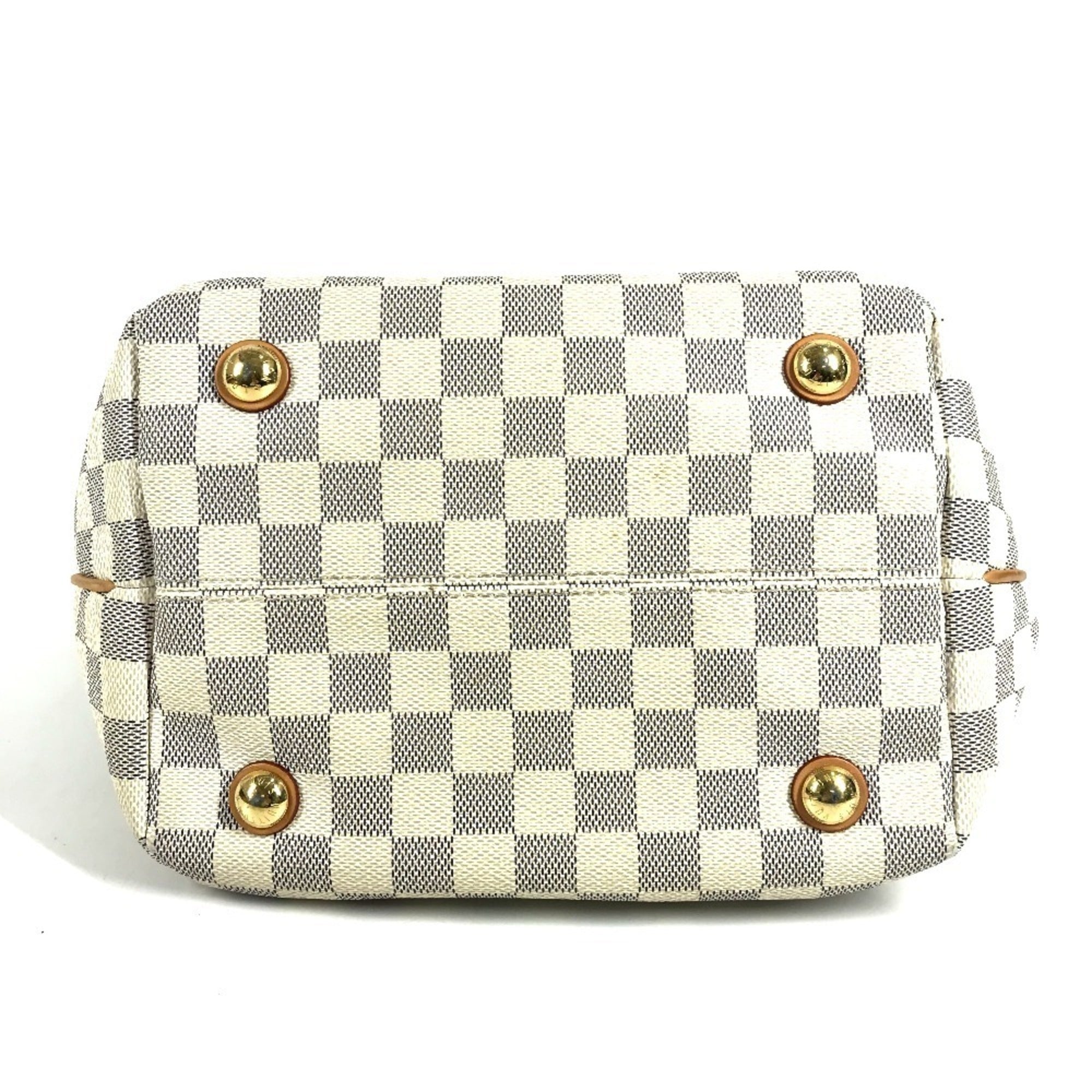 Louis Vuitton Damier Azur White Damier Azur Shoulder Bag Tote Bag (Pre-Owned)