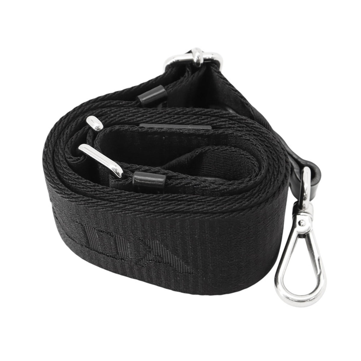 Prada Black Nylon Leather Handbag Shoulder Bag (Pre-Owned)