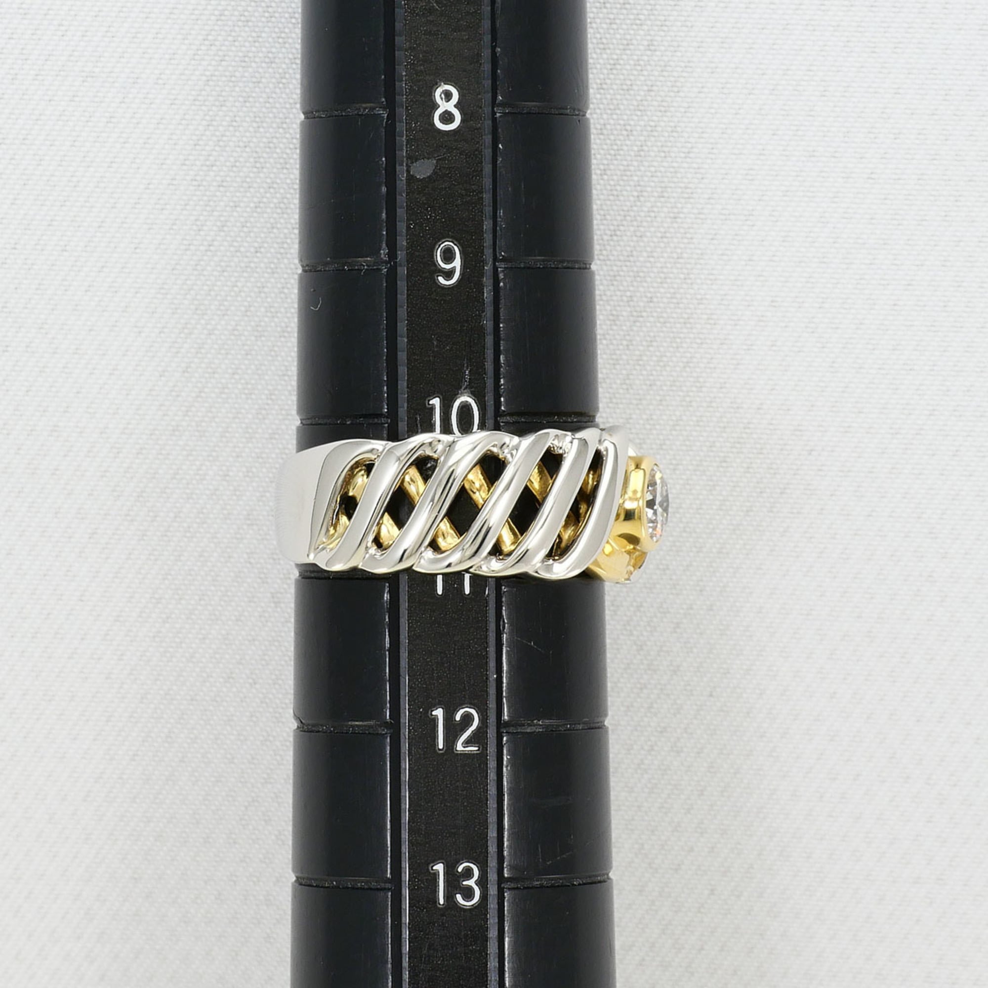 Unbranded Platinum Yellow Gold Yellow Gold (18K) Platinum 900 Band Ring (Pre-Owned)