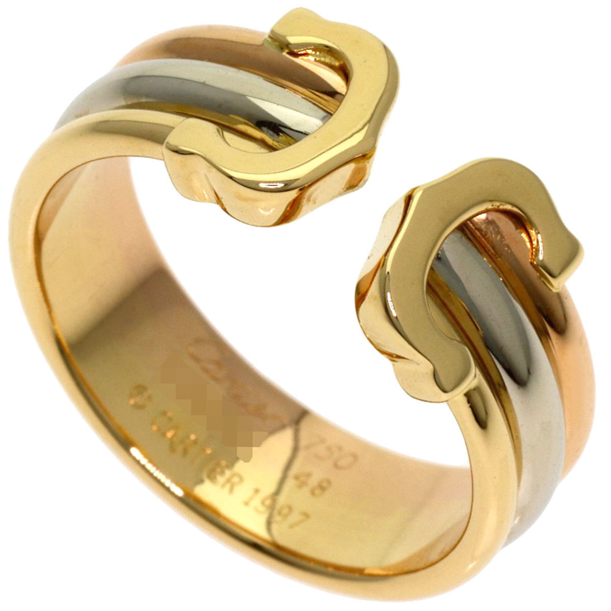Cartier Yellow Gold (18K) Pink Gold (18K) White Gold (18K) Band Ring (Pre-Owned)