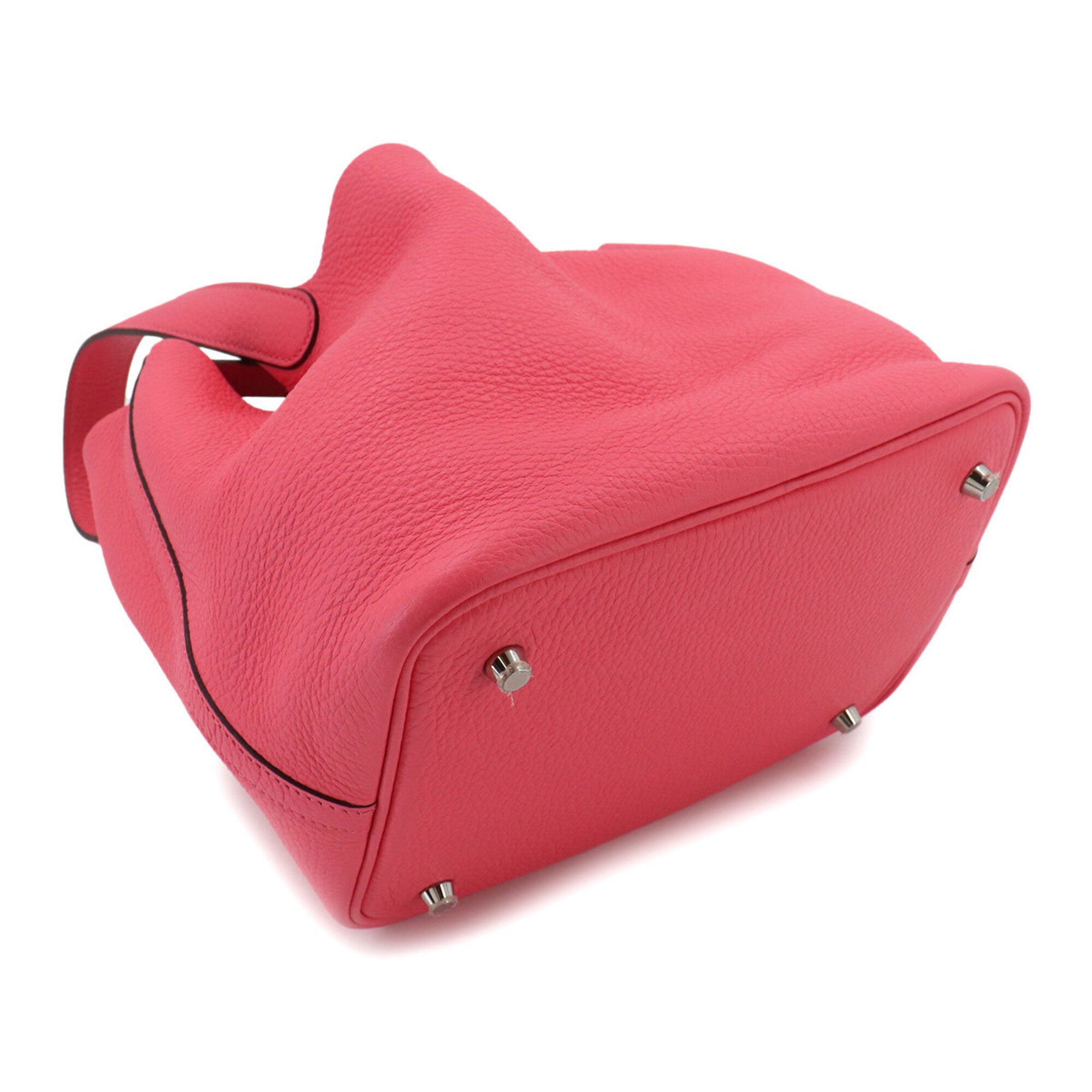Piko Pink Leather Handbag (Pre-Owned)