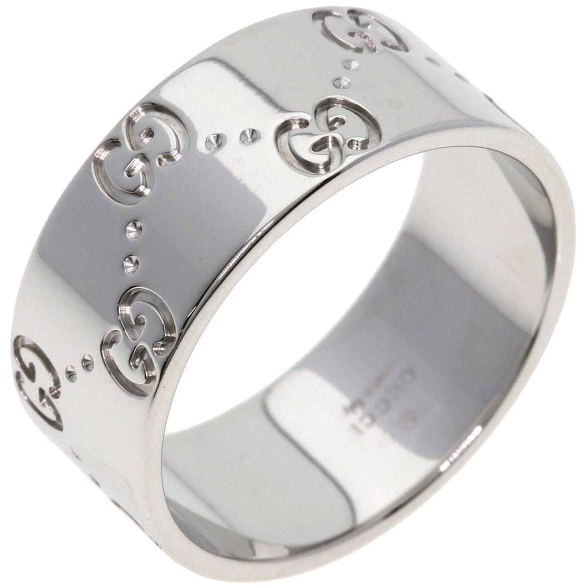 Gucci White Gold (18K) Band Ring (Pre-Owned)