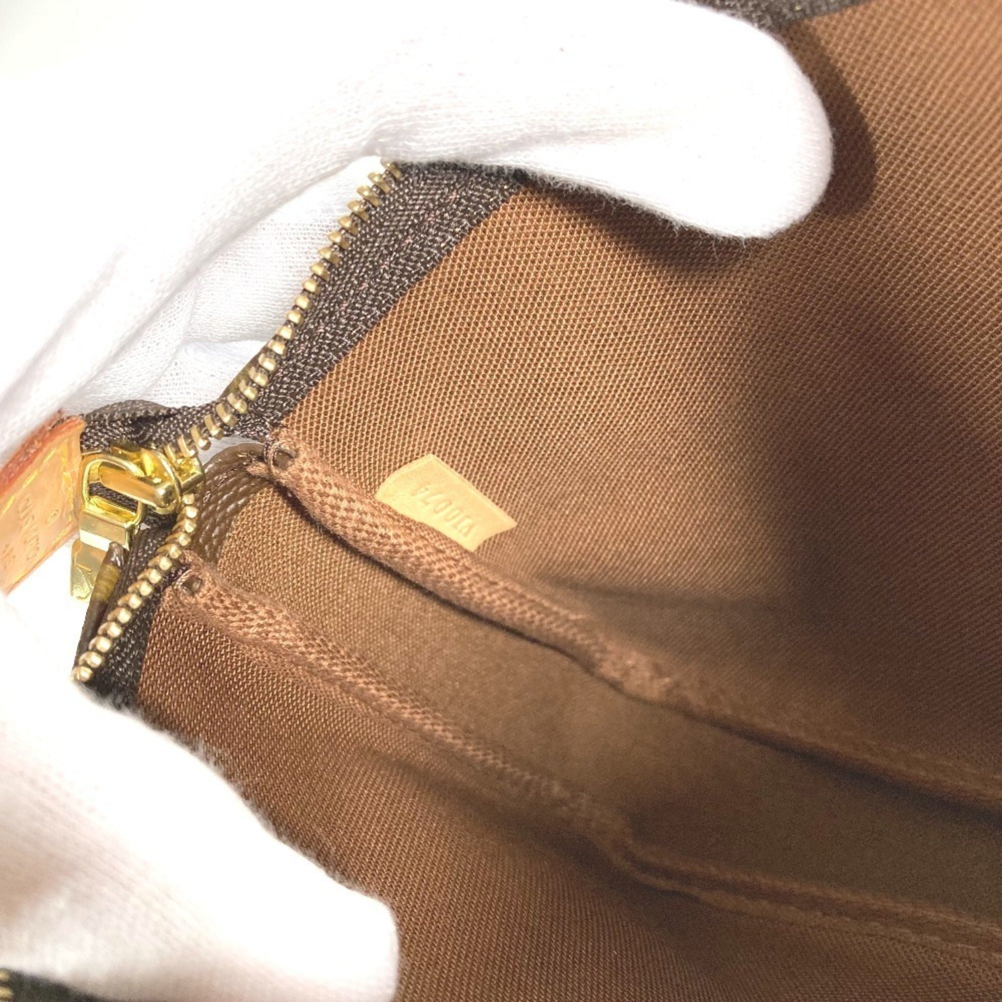 Louis Vuitton Brown Monogram Panda Monogram Handbag Pouch Shoulder Bag (Pre-Owned)