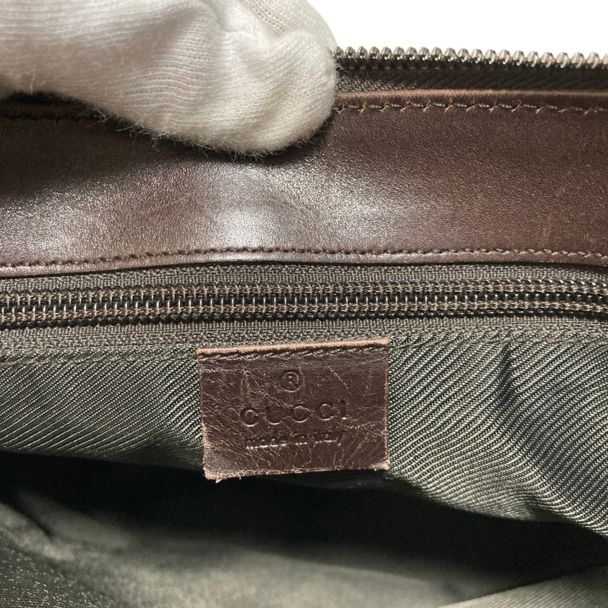 Gucci Brown Gg Supreme Shoulder Bag (Pre-Owned)