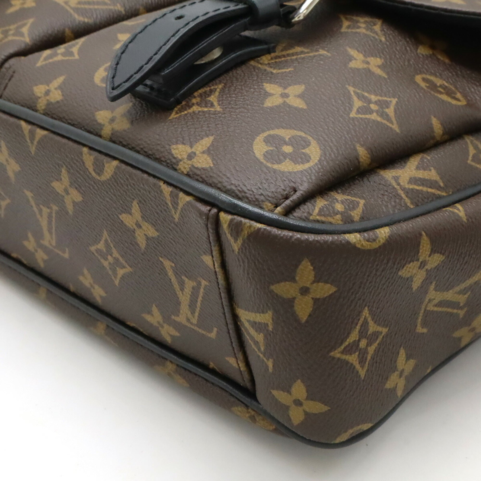 Louis Vuitton Black Brown Monogram Monogram Macassar Monogram Shoulder Bag (Pre-Owned)